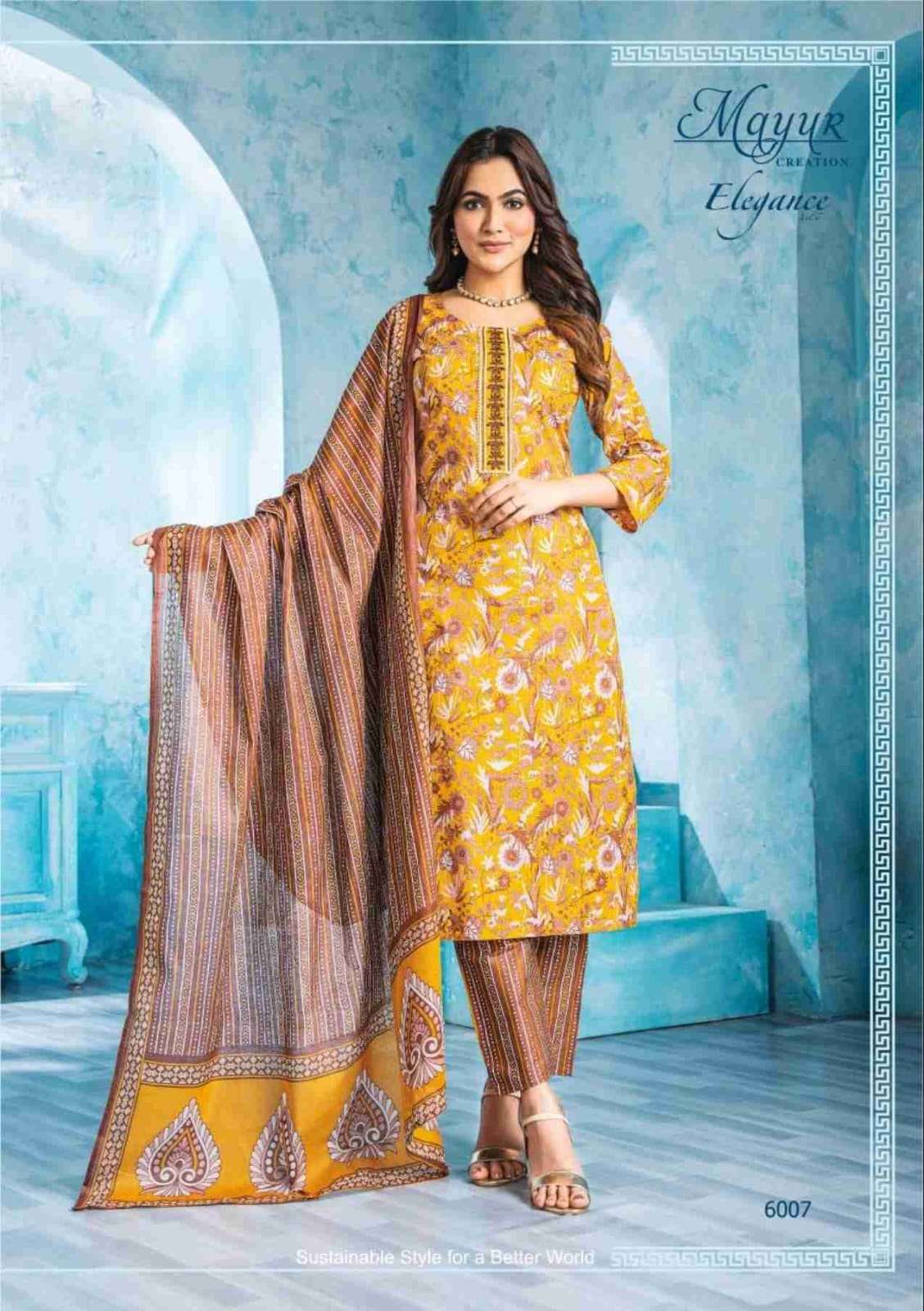 MAYUR CREATION ELEGANCE VOL 6 STITCHED COLLECTION	