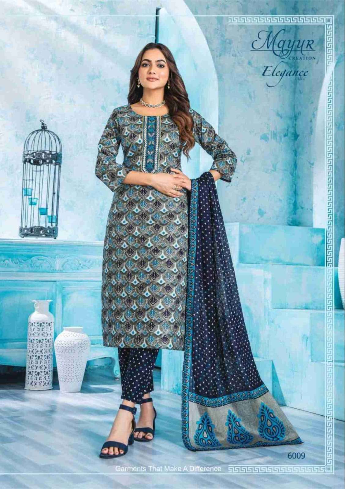 MAYUR CREATION ELEGANCE VOL 6 STITCHED COLLECTION	