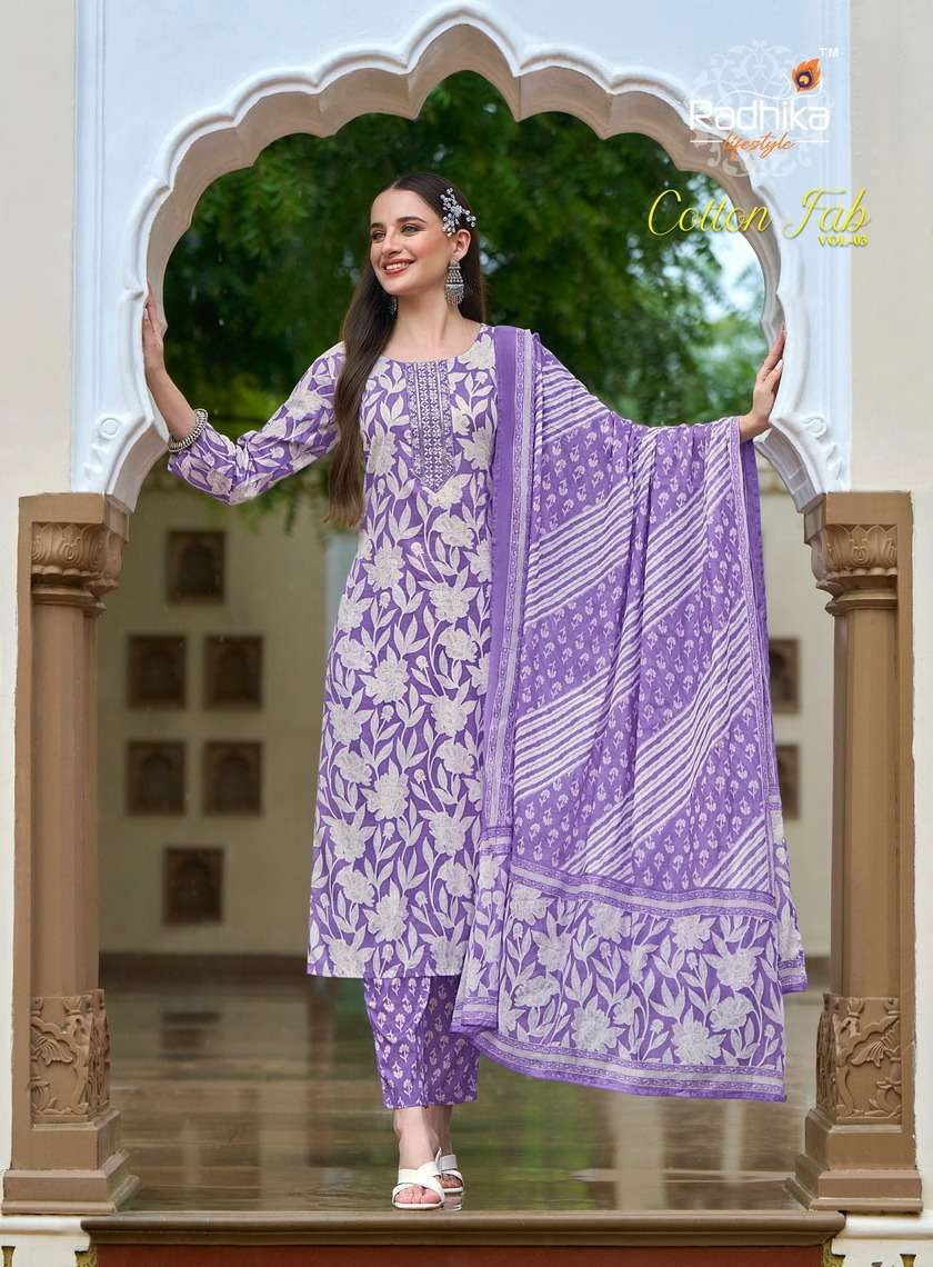 RADHIKA LIFESTYLE  COTTON FAB VOL 3 