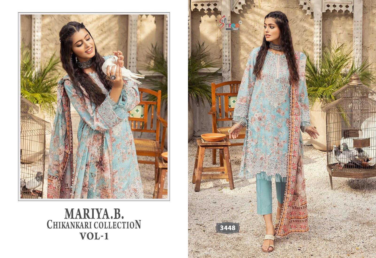 SHREE FABS MARIYA B CHIKANKARI COLLECTION VOL 1 