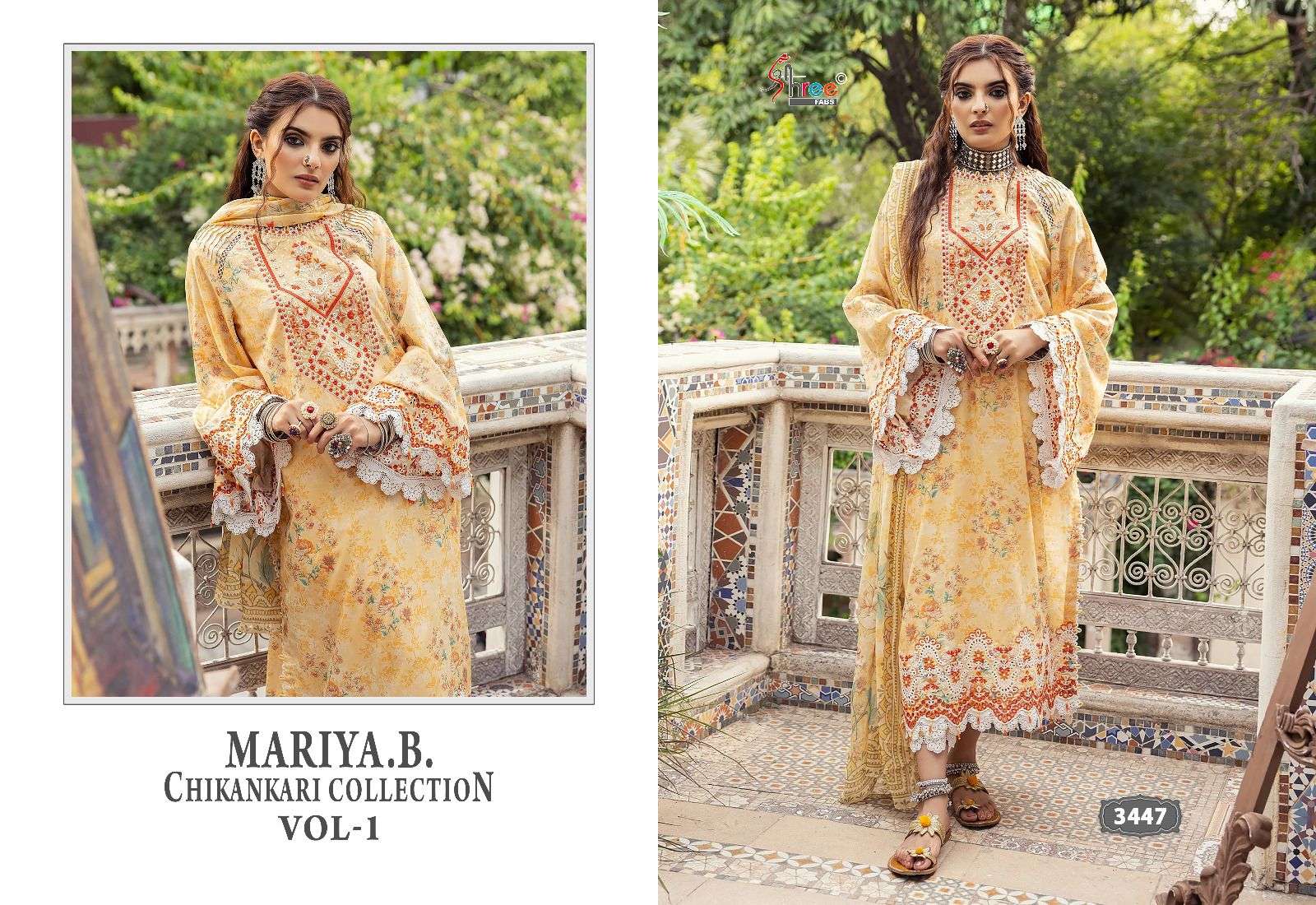 SHREE FABS MARIYA B CHIKANKARI COLLECTION VOL 1 