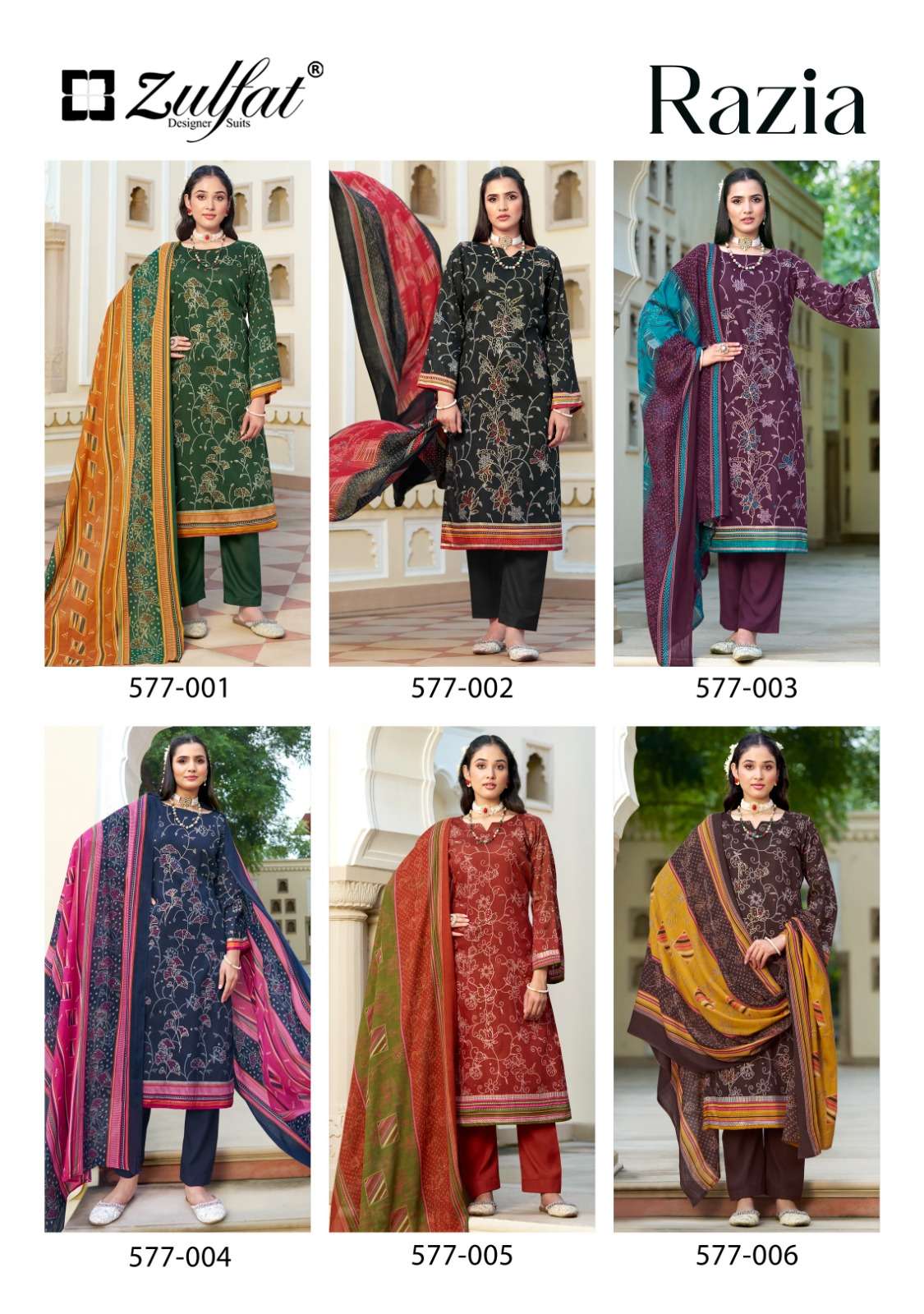 ZULFAT DESIGNER SUITS RAZIA 