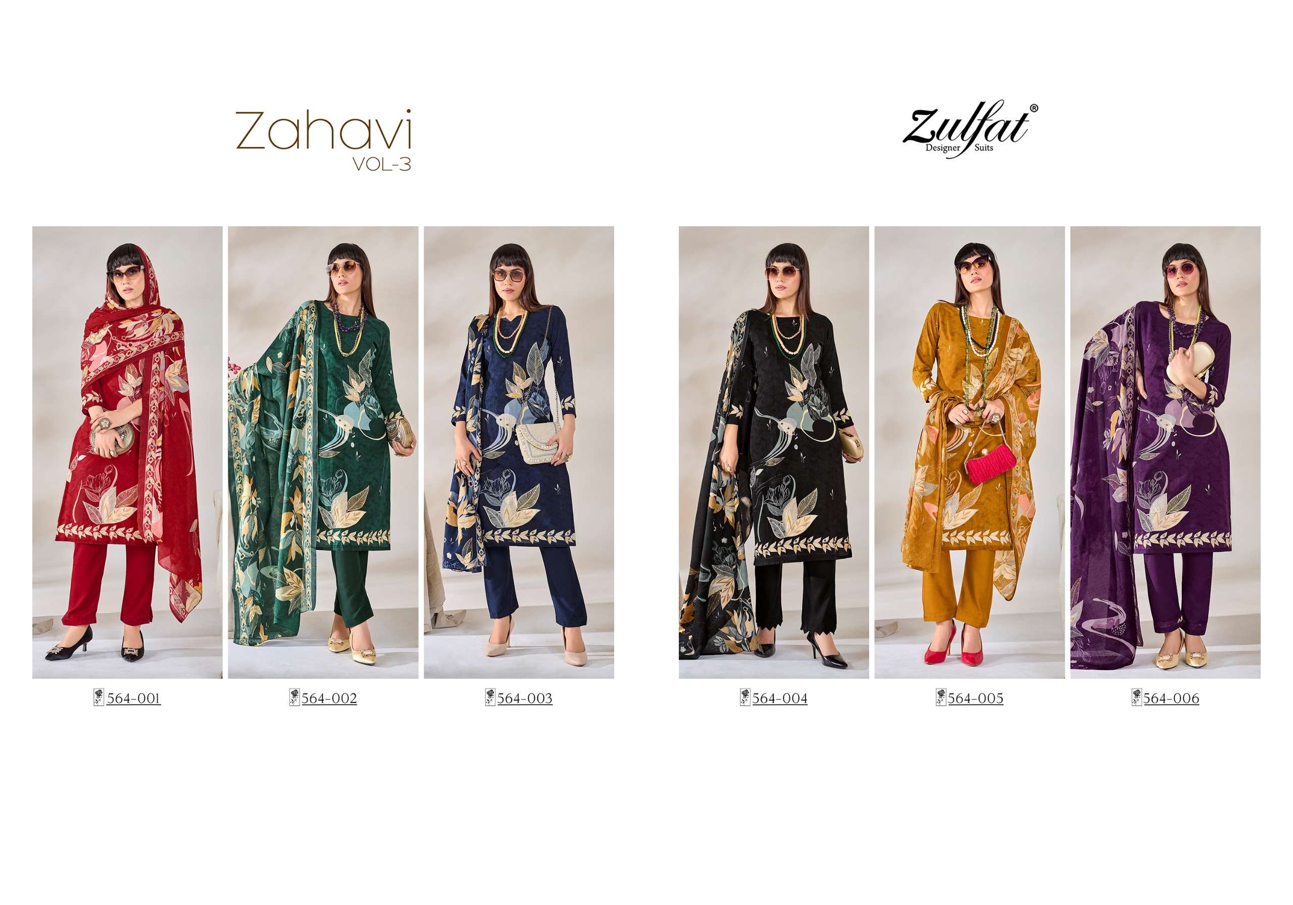 ZULFAT DESIGNER SUITS ZAHAVI VOL 3 