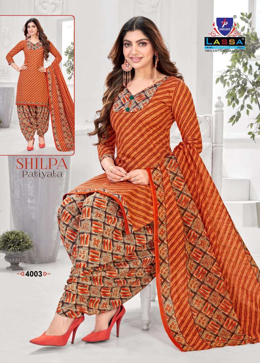 ARIHANT COTTON HOUSE LASSA SHILPA PATIYALA VOL 4 