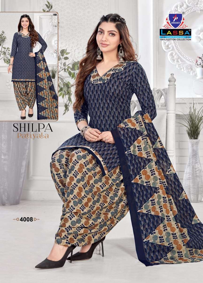 ARIHANT COTTON HOUSE LASSA SHILPA PATIYALA VOL 4 