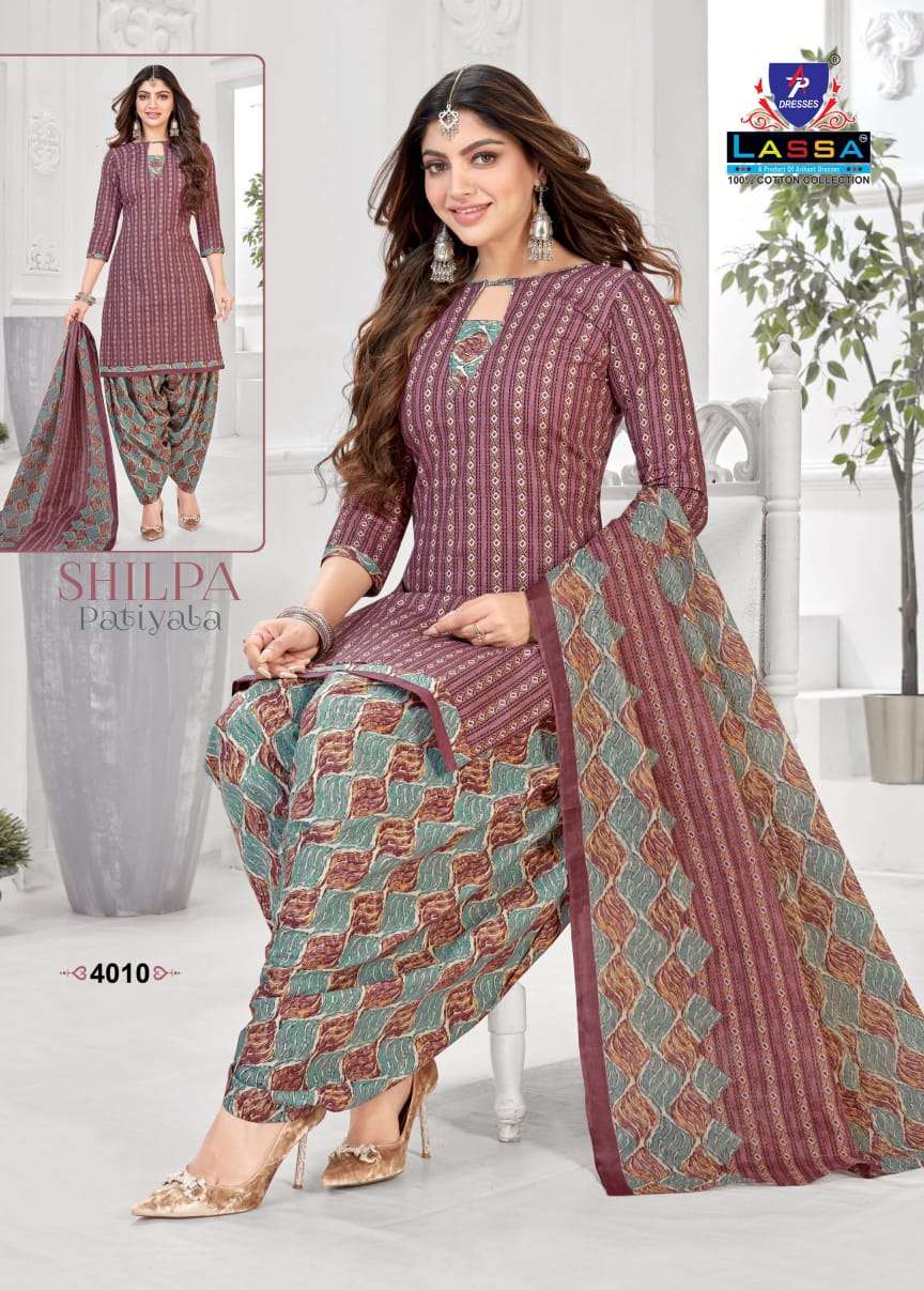 ARIHANT COTTON HOUSE LASSA SHILPA PATIYALA VOL 4 