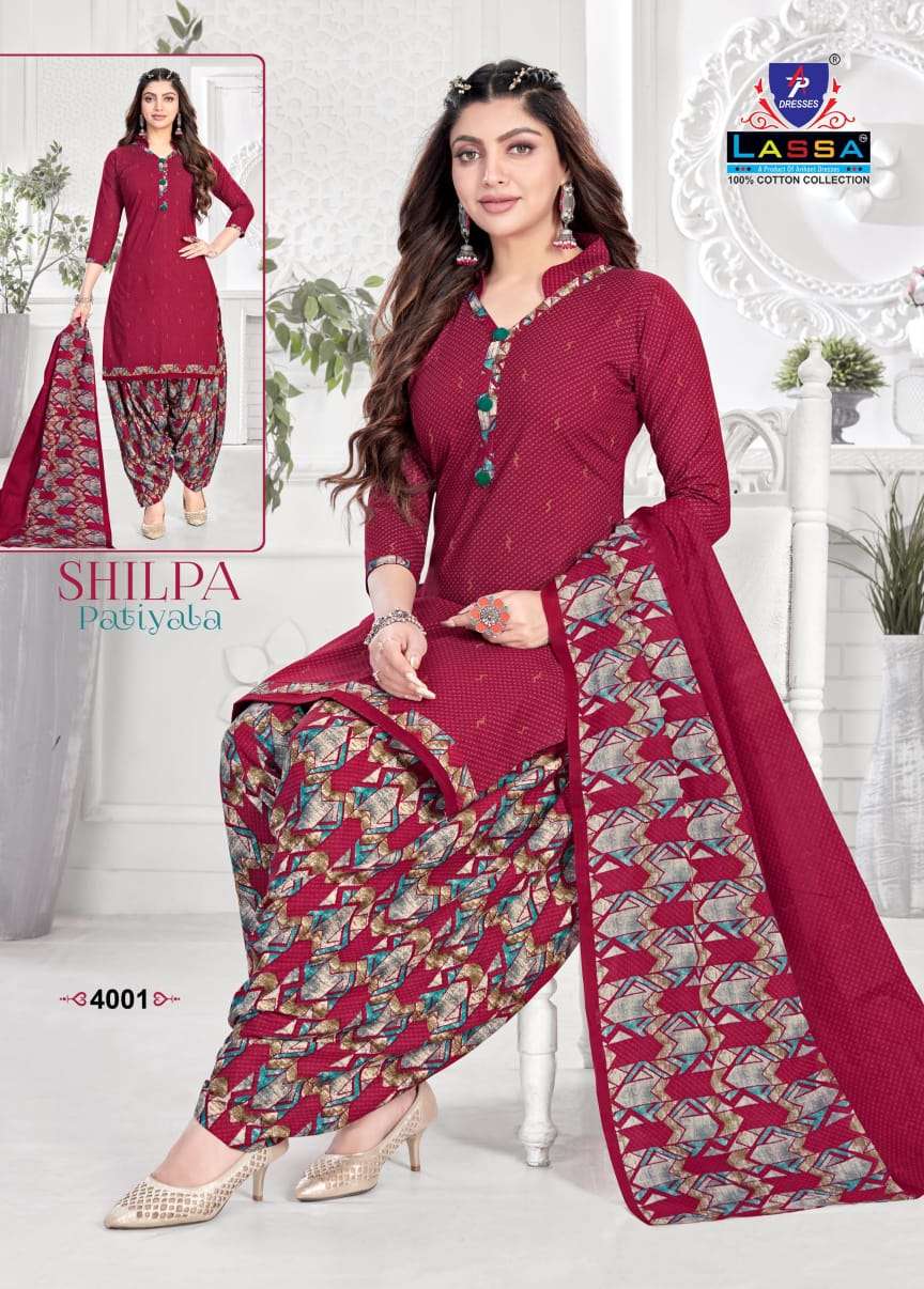 ARIHANT COTTON HOUSE LASSA SHILPA PATIYALA VOL 4 