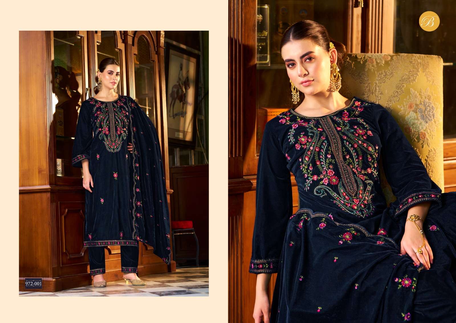 BELLIZA DESIGNER STUDIO NAAZ VELVET COLLECTION