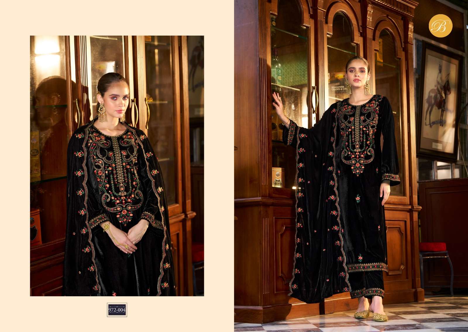 BELLIZA DESIGNER STUDIO NAAZ VELVET COLLECTION