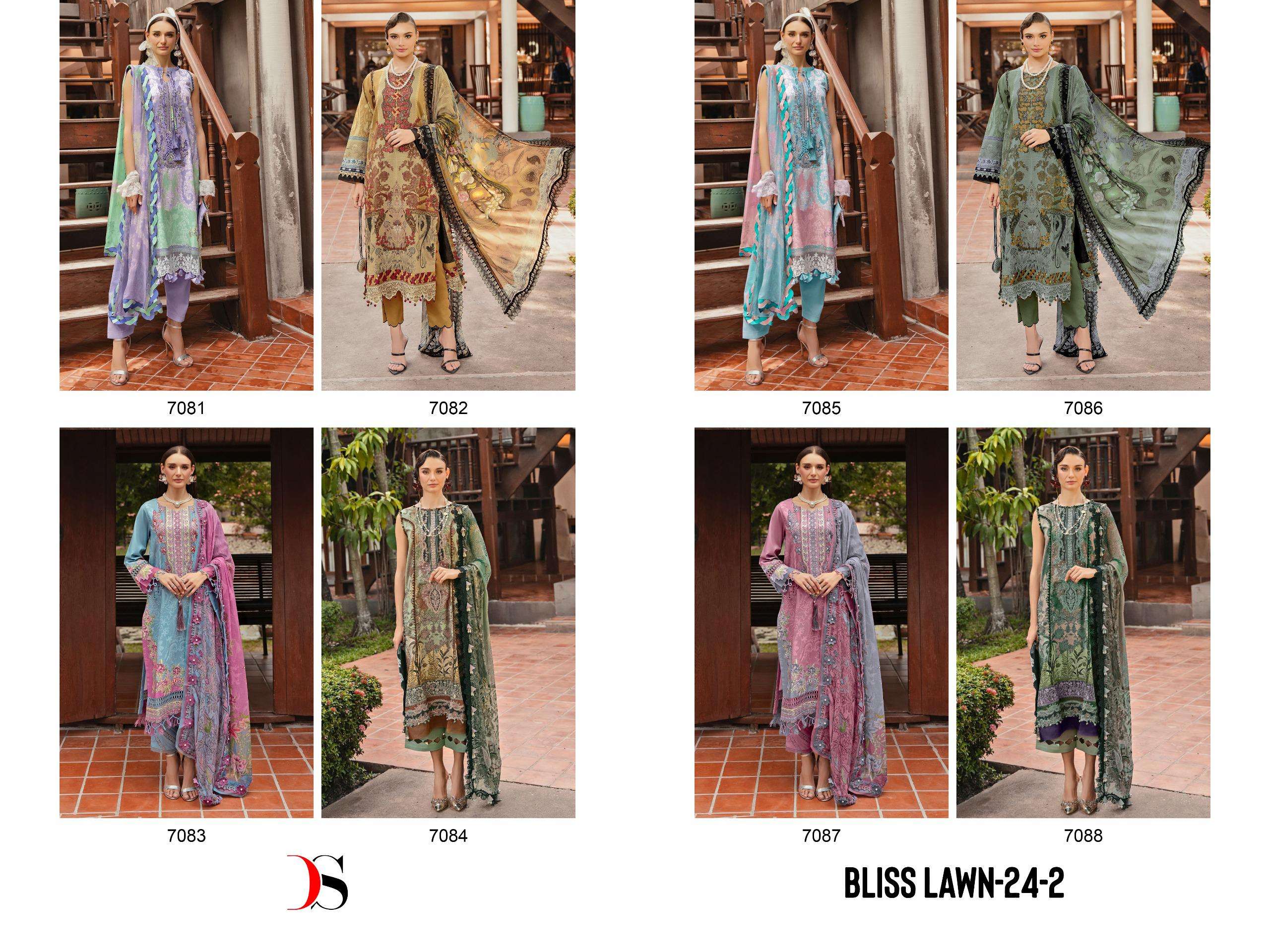 DEEPSY SUITS JADE BLISS LAWN 24 VOL 2 