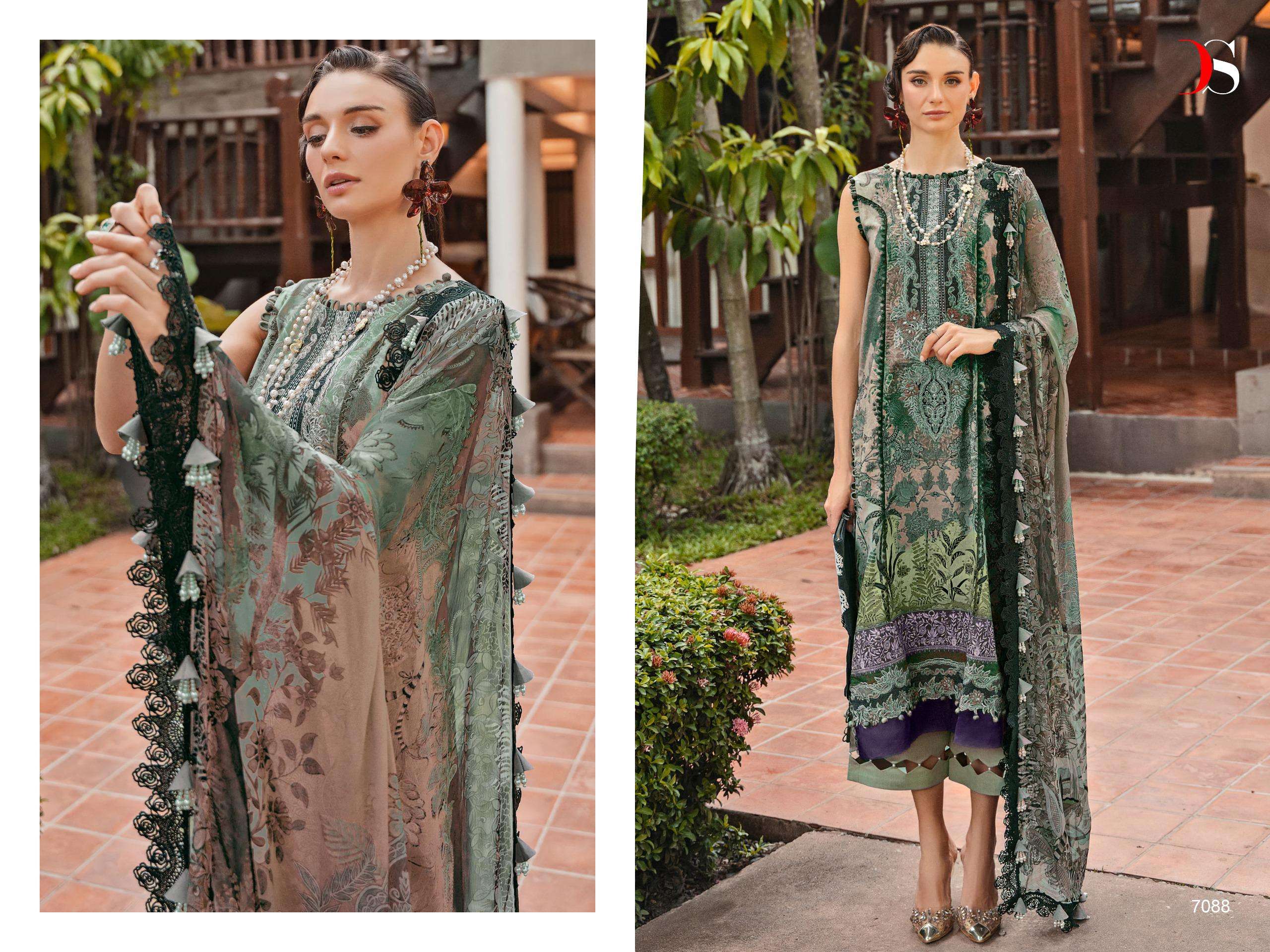 DEEPSY SUITS JADE BLISS LAWN 24 VOL 2 