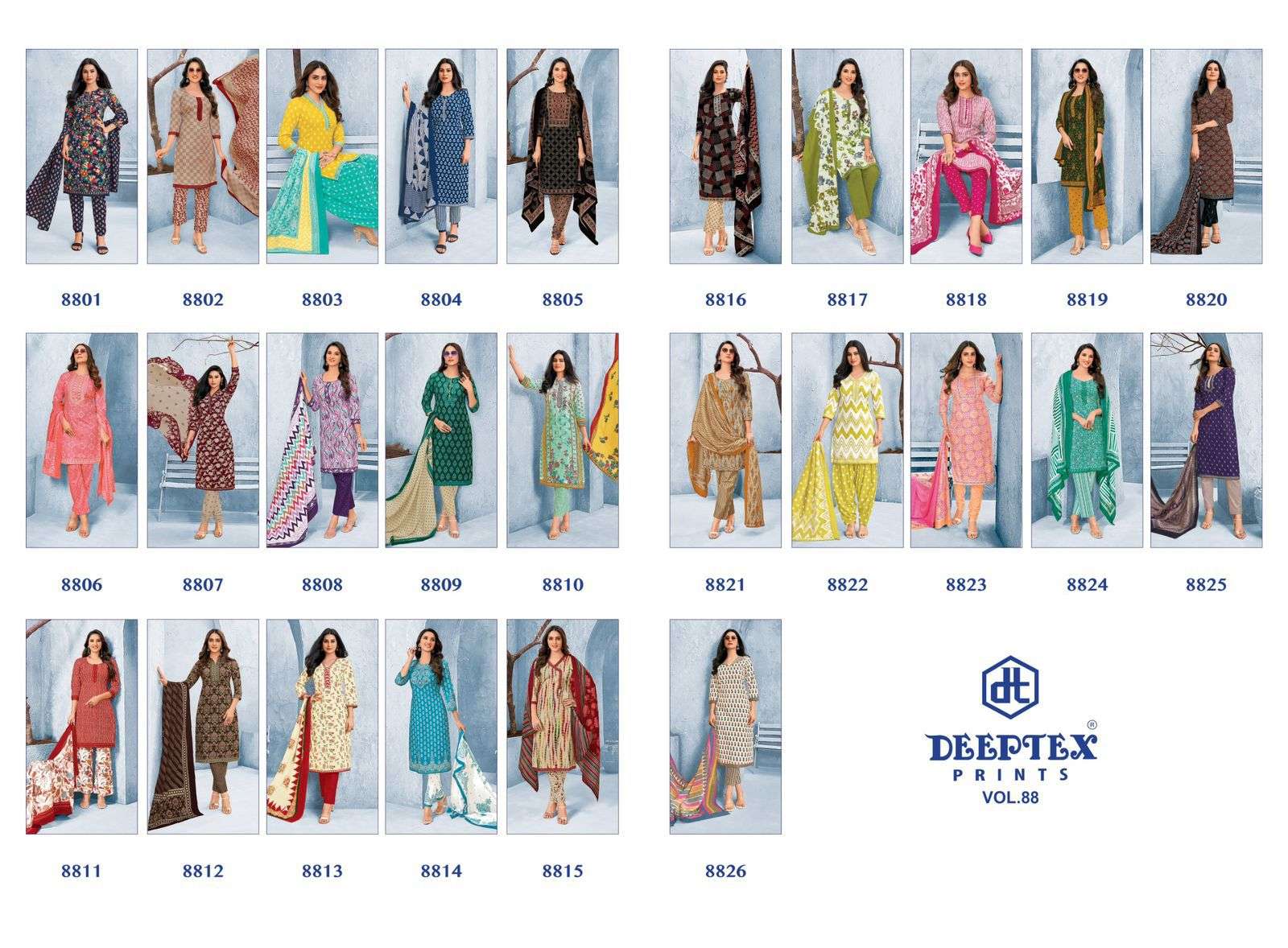 DEEPTEX PRINTS MISS INDIA VOL 88