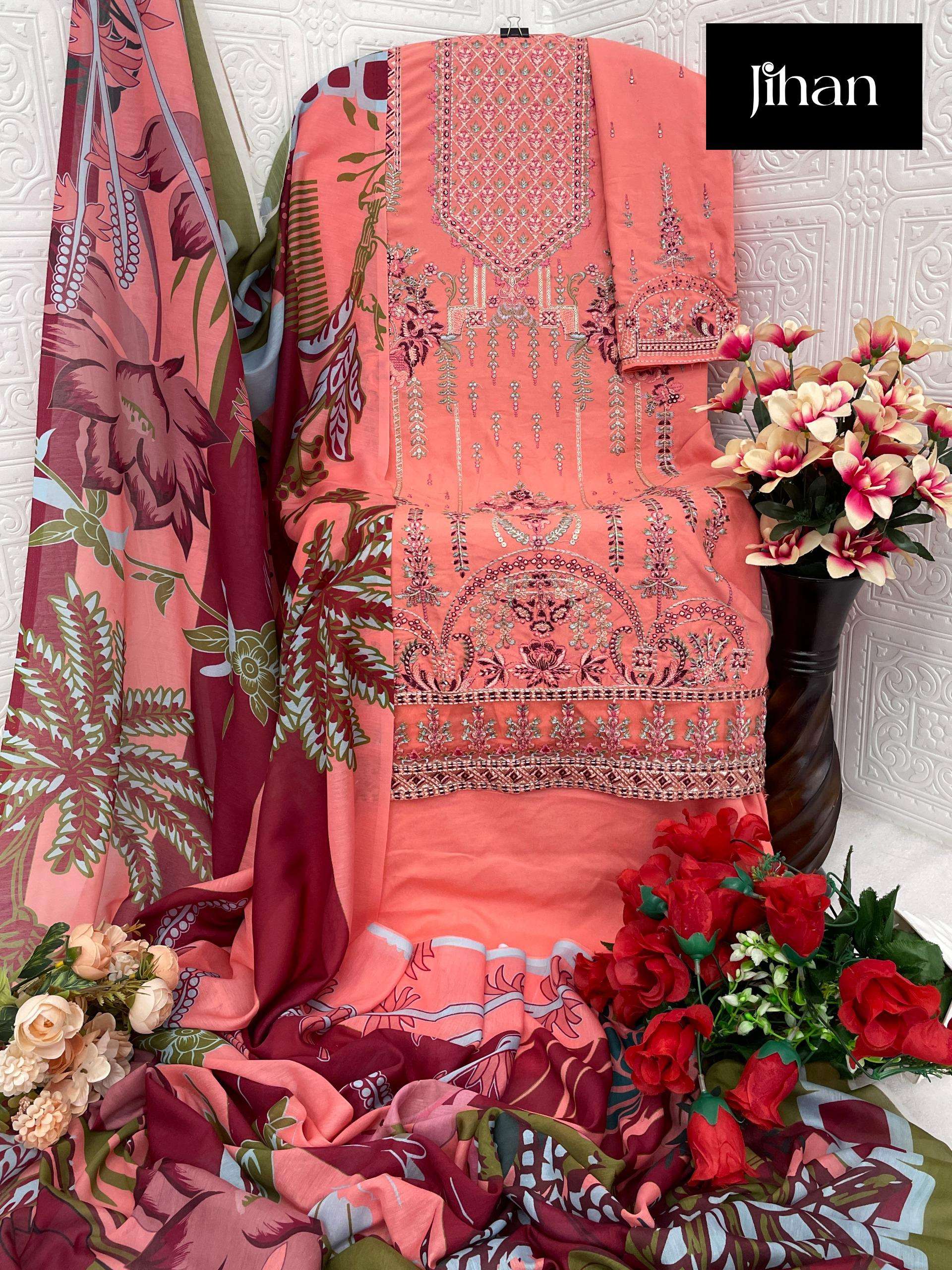 JIHAN RIWAYAT LUXURY LAWN COLLECTION VOL 2
