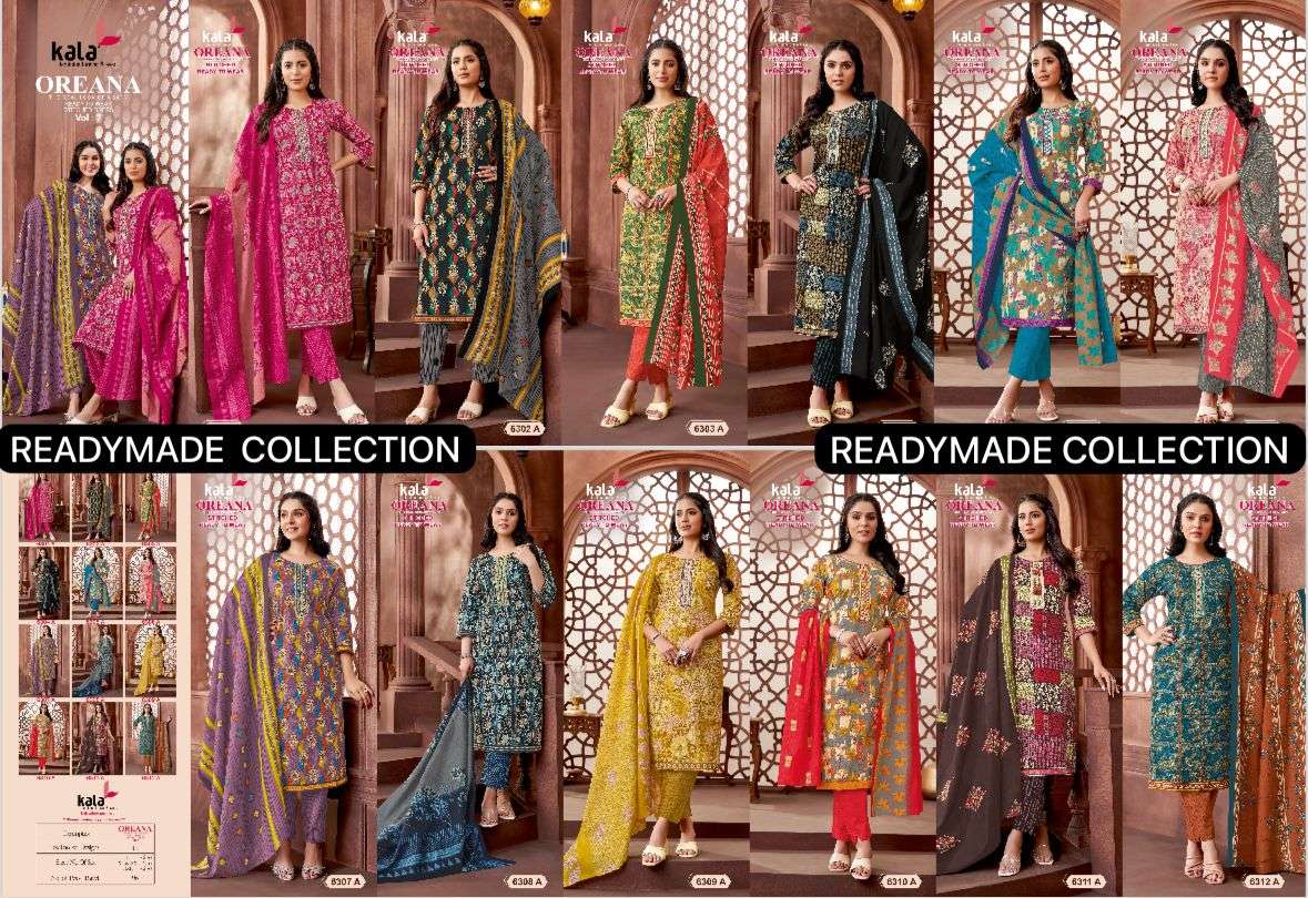 KALA FASHION OREANA VOL 7 COTTON READY MADE COLLECTION