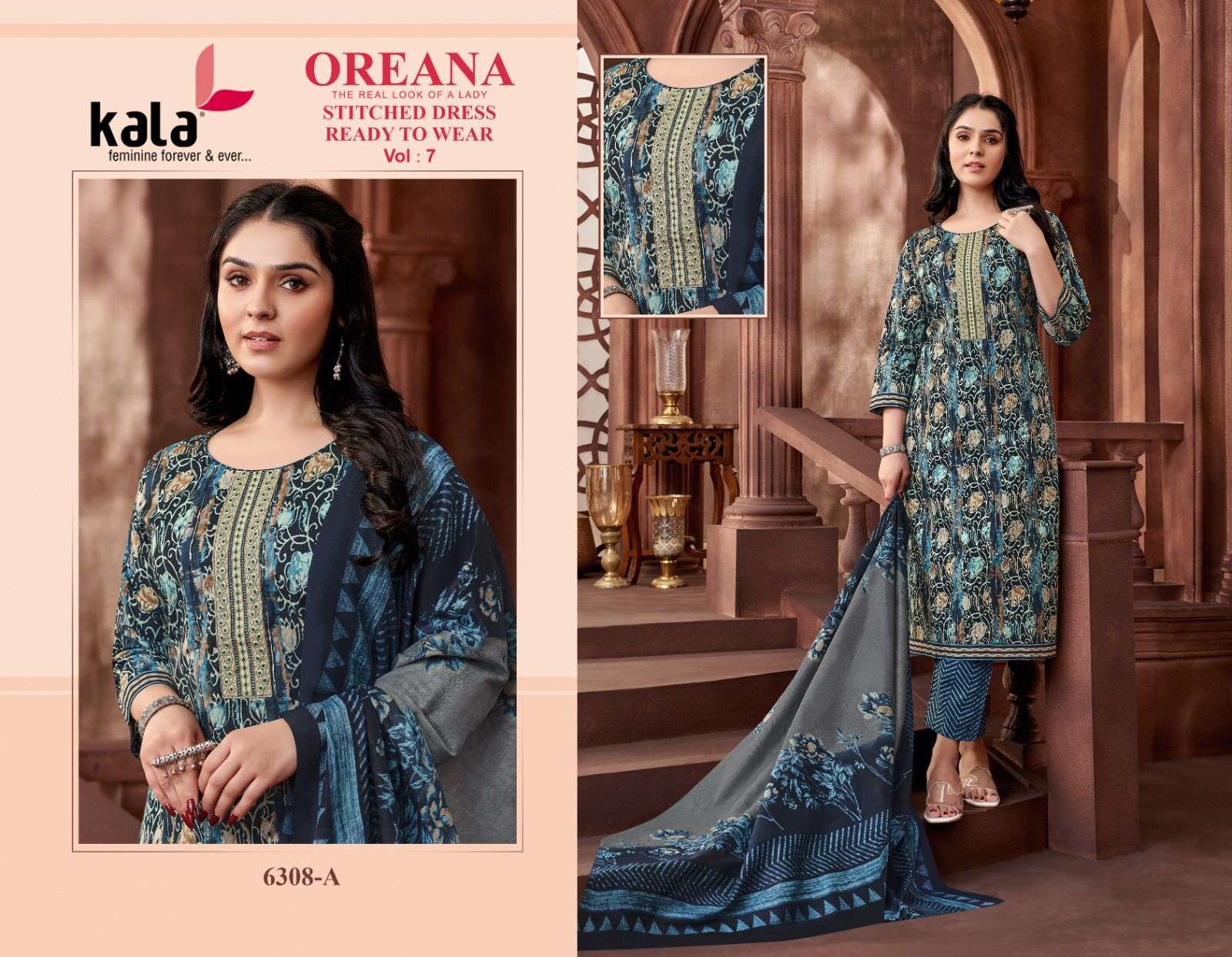 KALA FASHION OREANA VOL 7 COTTON READY MADE COLLECTION