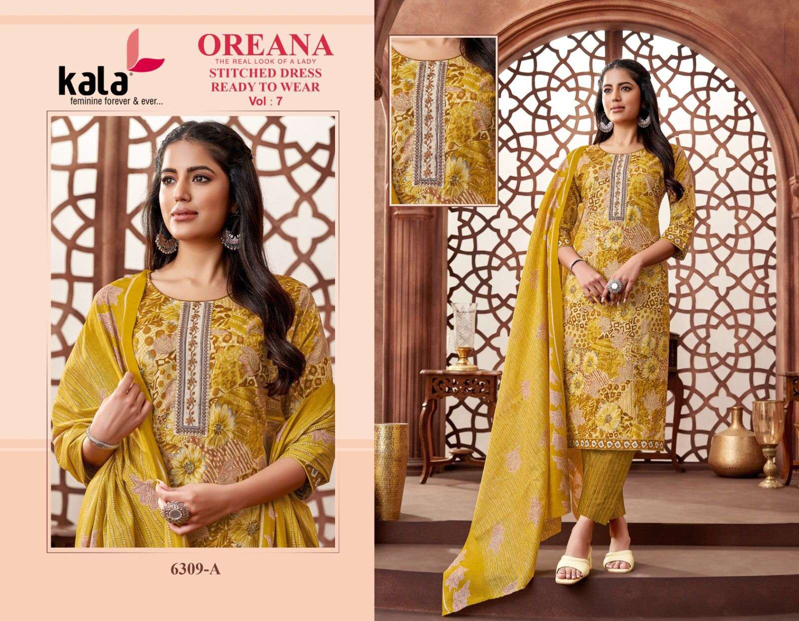 KALA FASHION OREANA VOL 7 COTTON READY MADE COLLECTION