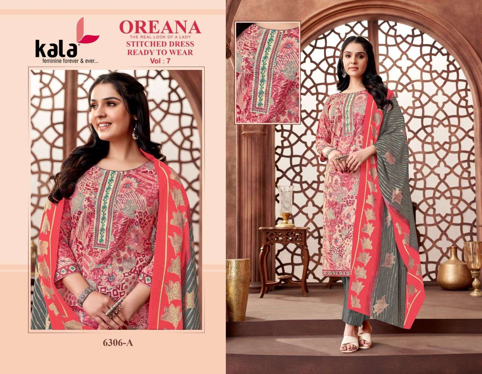 KALA FASHION OREANA VOL 7 COTTON READY MADE COLLECTION