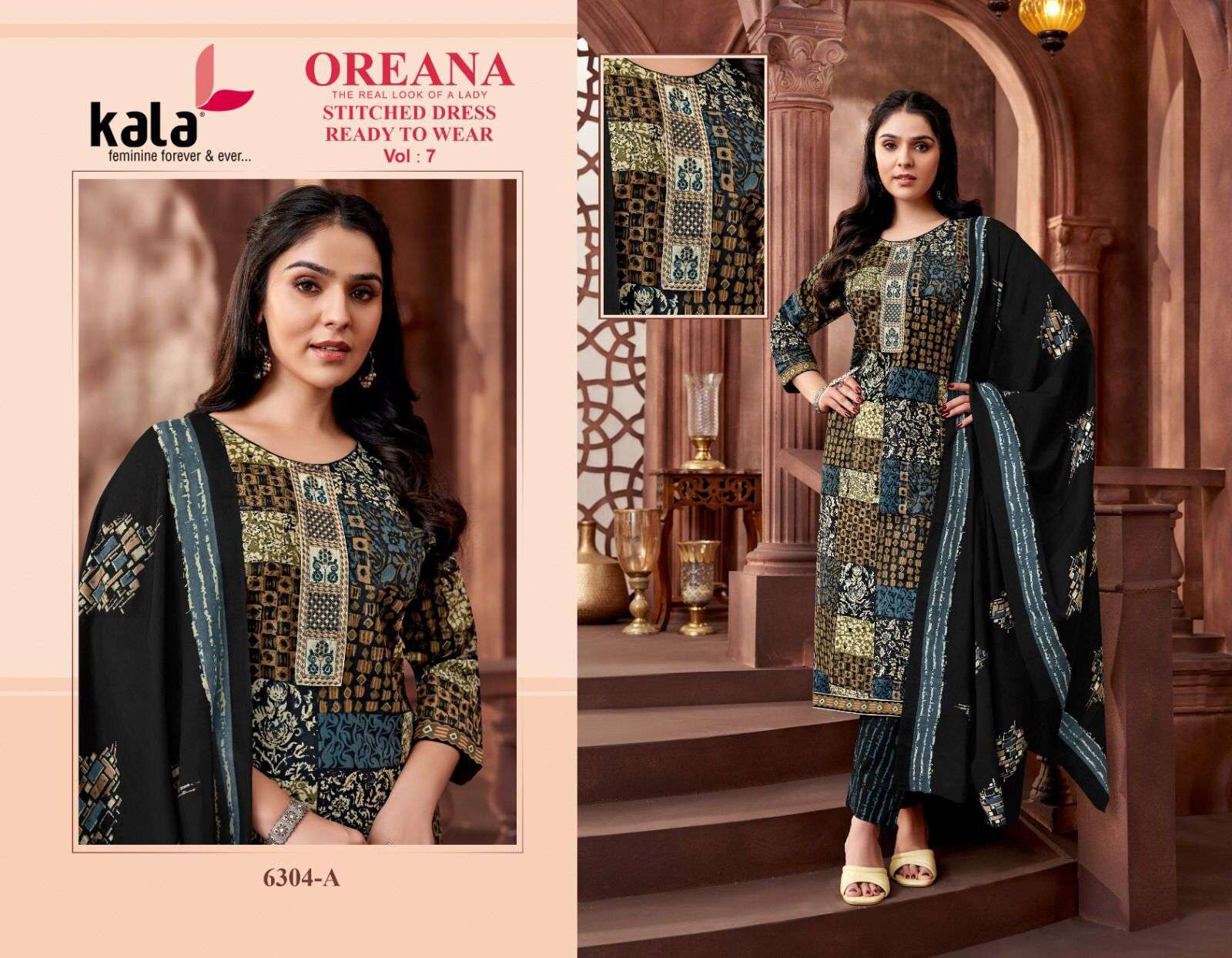 KALA FASHION OREANA VOL 7 COTTON READY MADE COLLECTION