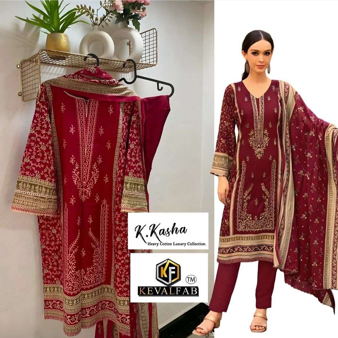 KEVAL FAB K KASHA NX READY MADE COLLECTION