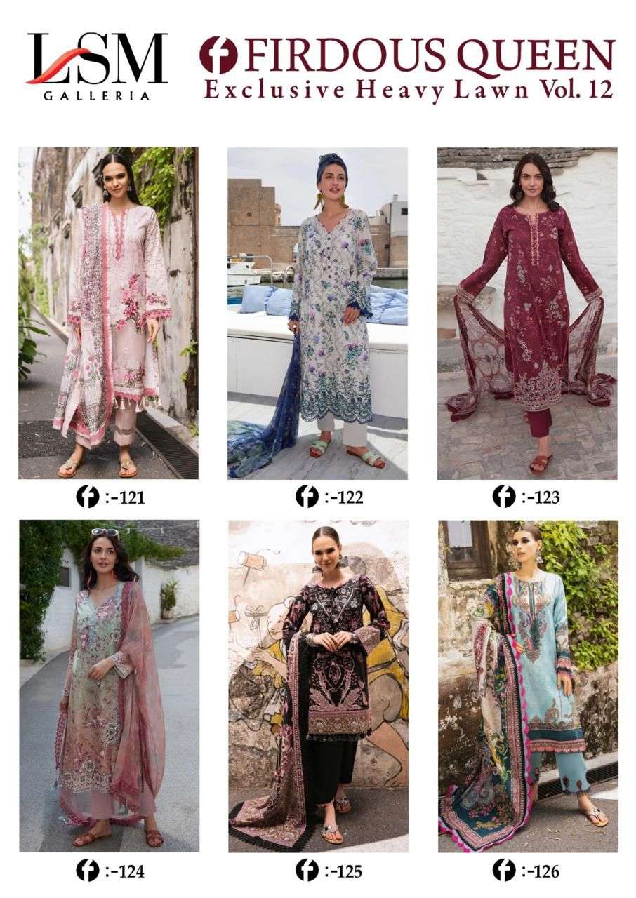 LSM GALLERIA FIRDOUS QUEEN LAWN VOL 12 