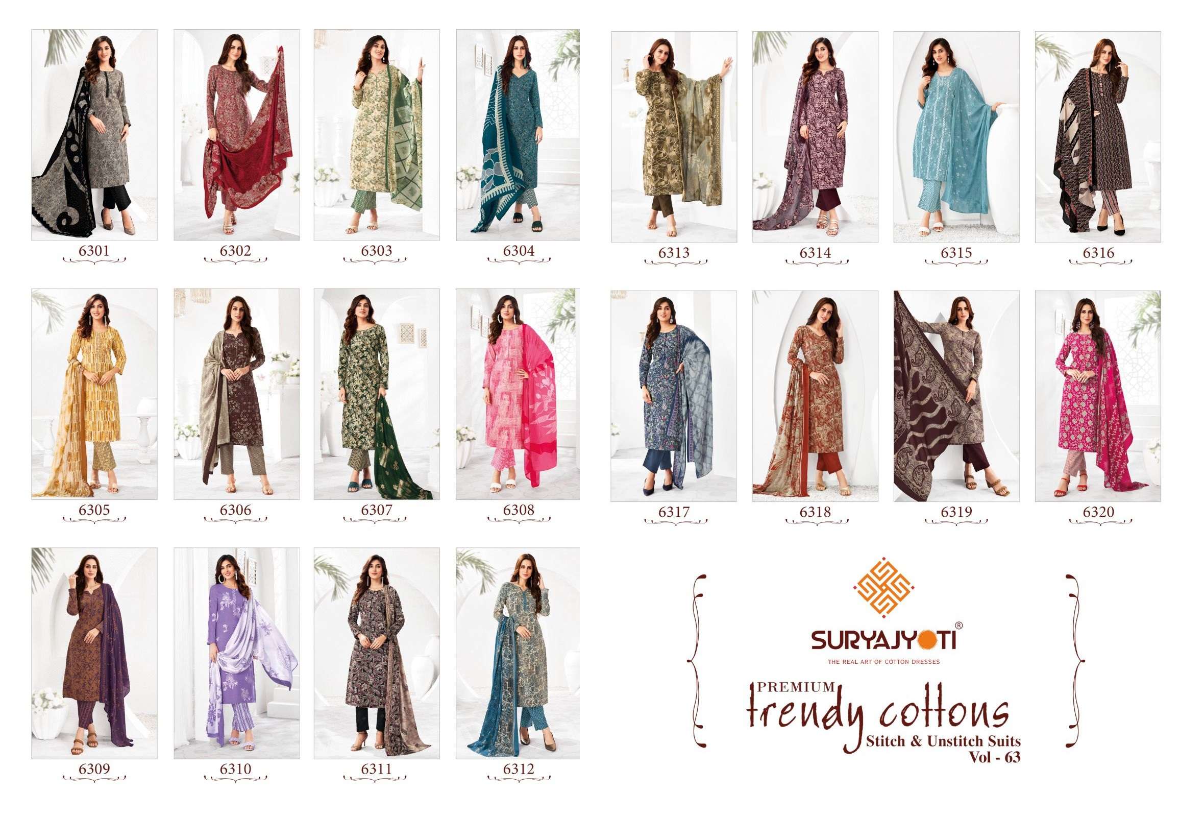 SURYAJYOTI TRENDY COTTON VOL 63