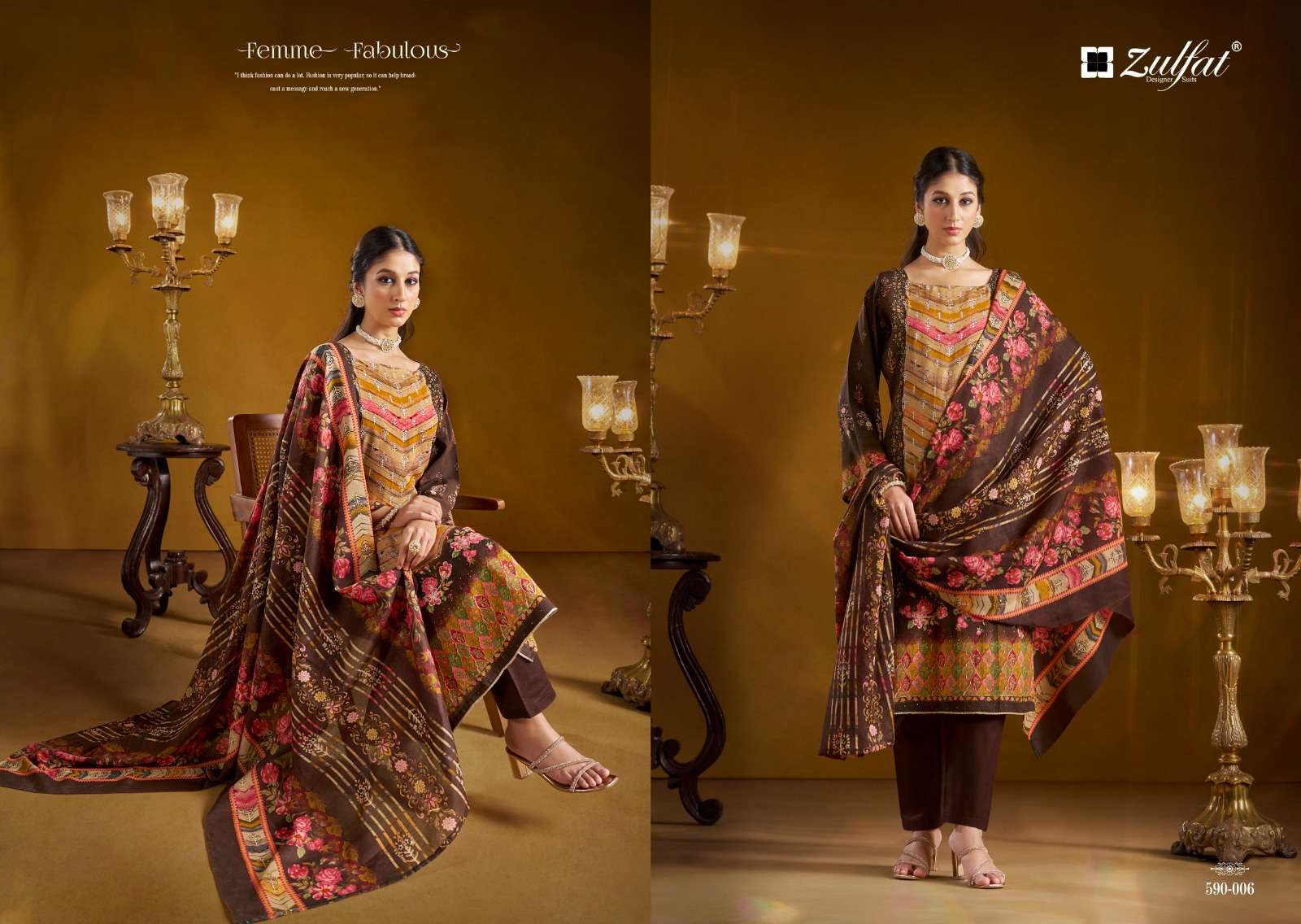 ZULFAT DESIGNER SUITS AAYAT
