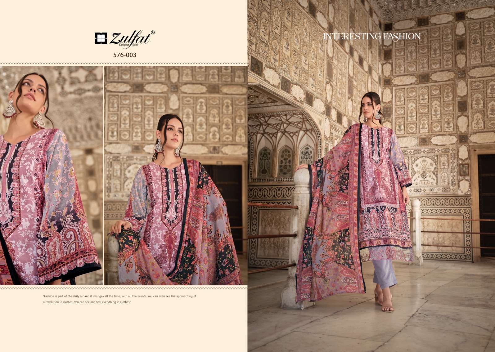 ZULFAT DESIGNER SUITS GULREZ VOL 4