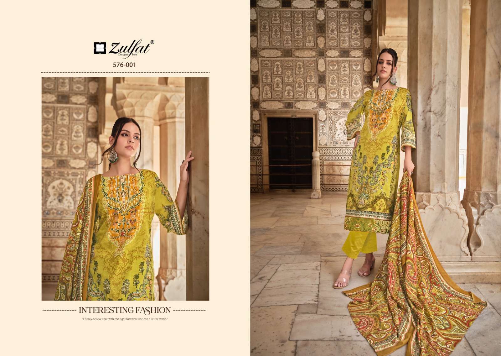 ZULFAT DESIGNER SUITS GULREZ VOL 4