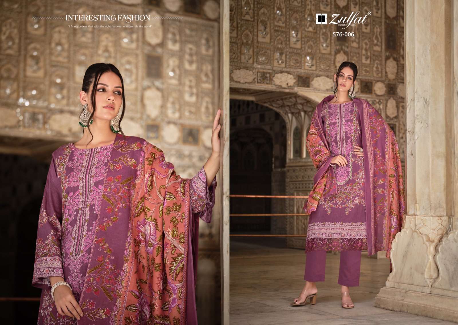 ZULFAT DESIGNER SUITS GULREZ VOL 4