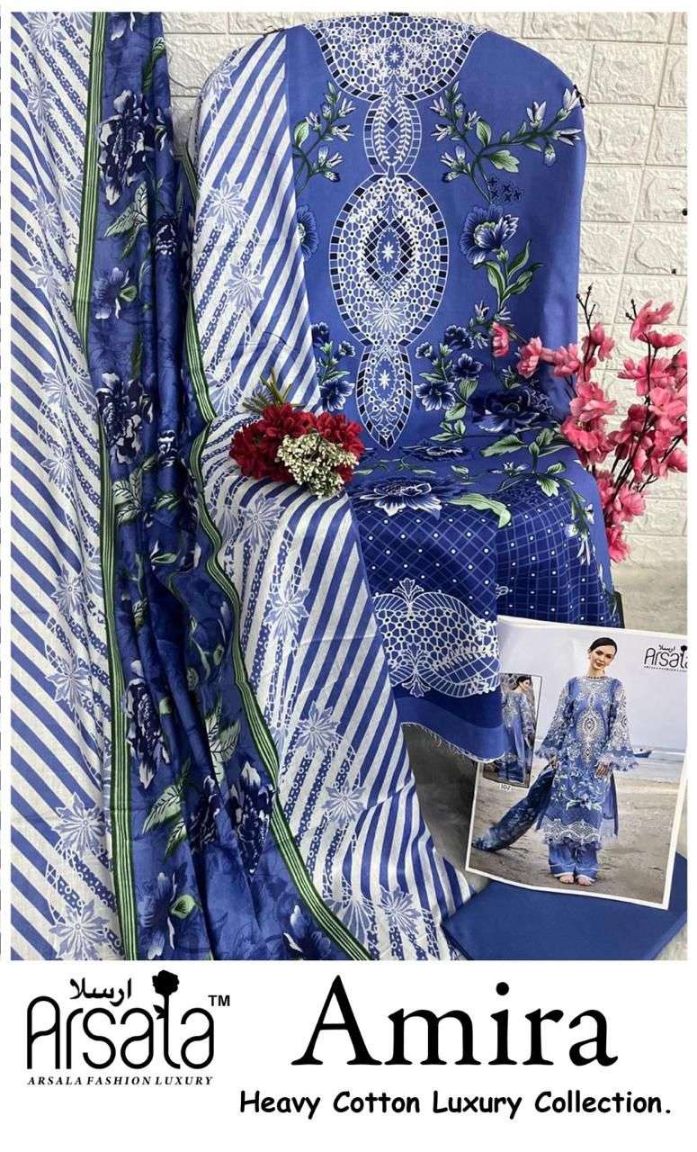 ARSALA FASHION AMIRA HEAVY COTTON LUXURY COLLECTION 