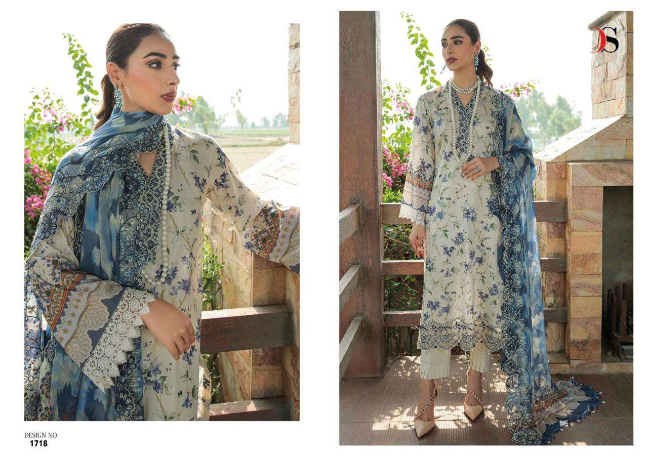 DEEPSY SUITS CHUNARI EMBROIDERED DUPATTA COLLECTION MINI NX