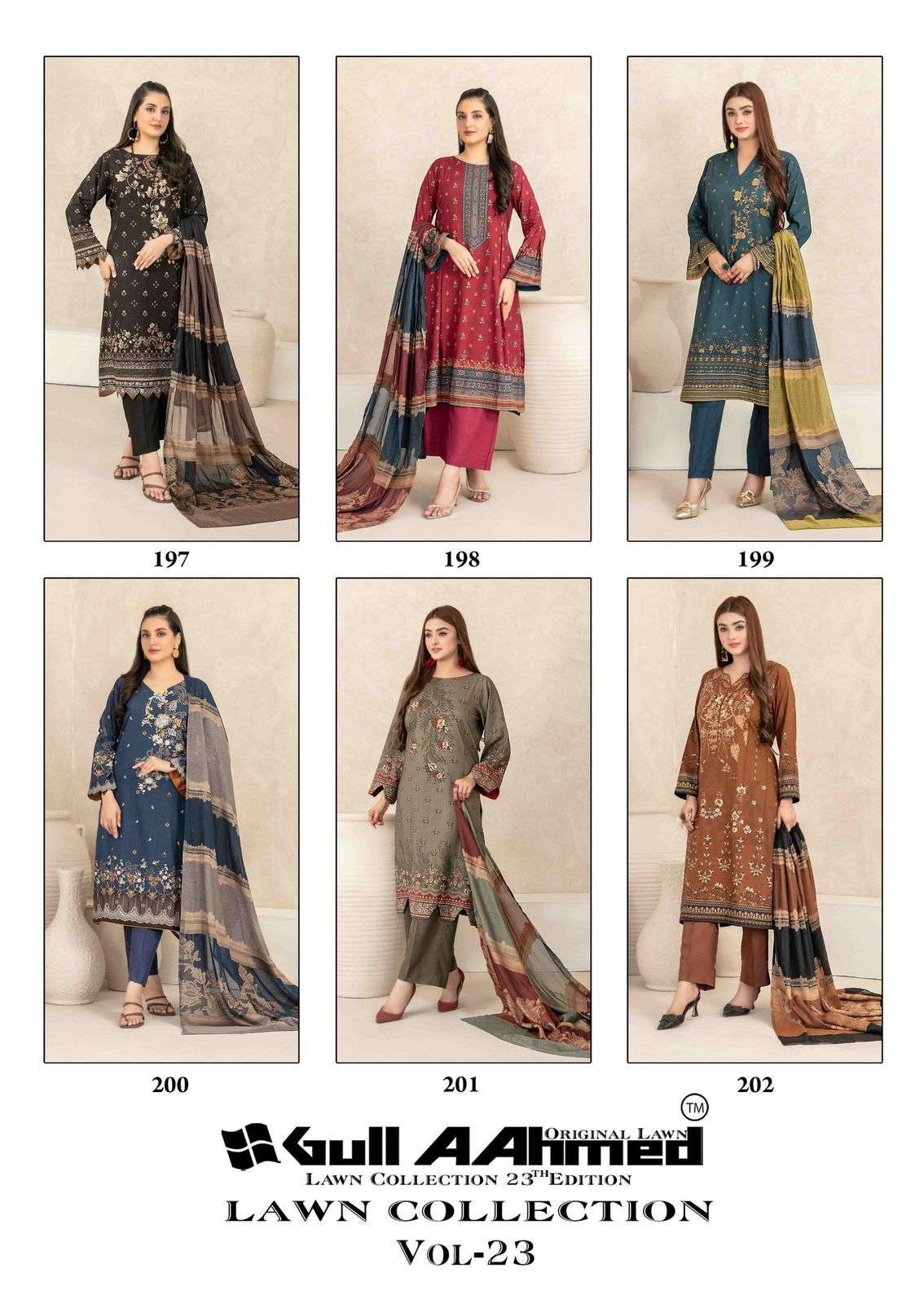 GULL AAHMED LAWN COLLECTION VOL 23