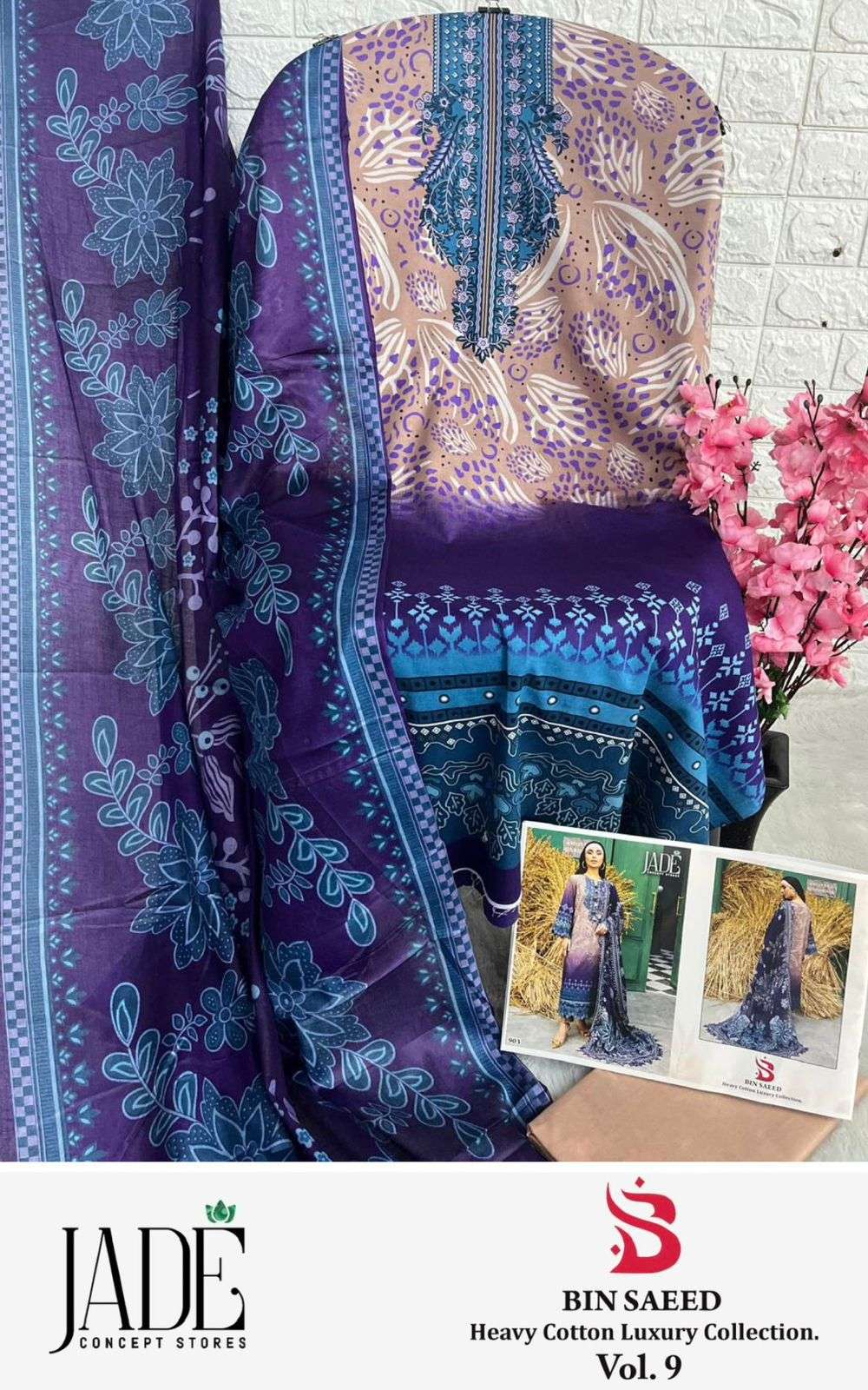 JADE BIN SAEED HEAVY COTTON LUXURY COLLECTION VOL 9