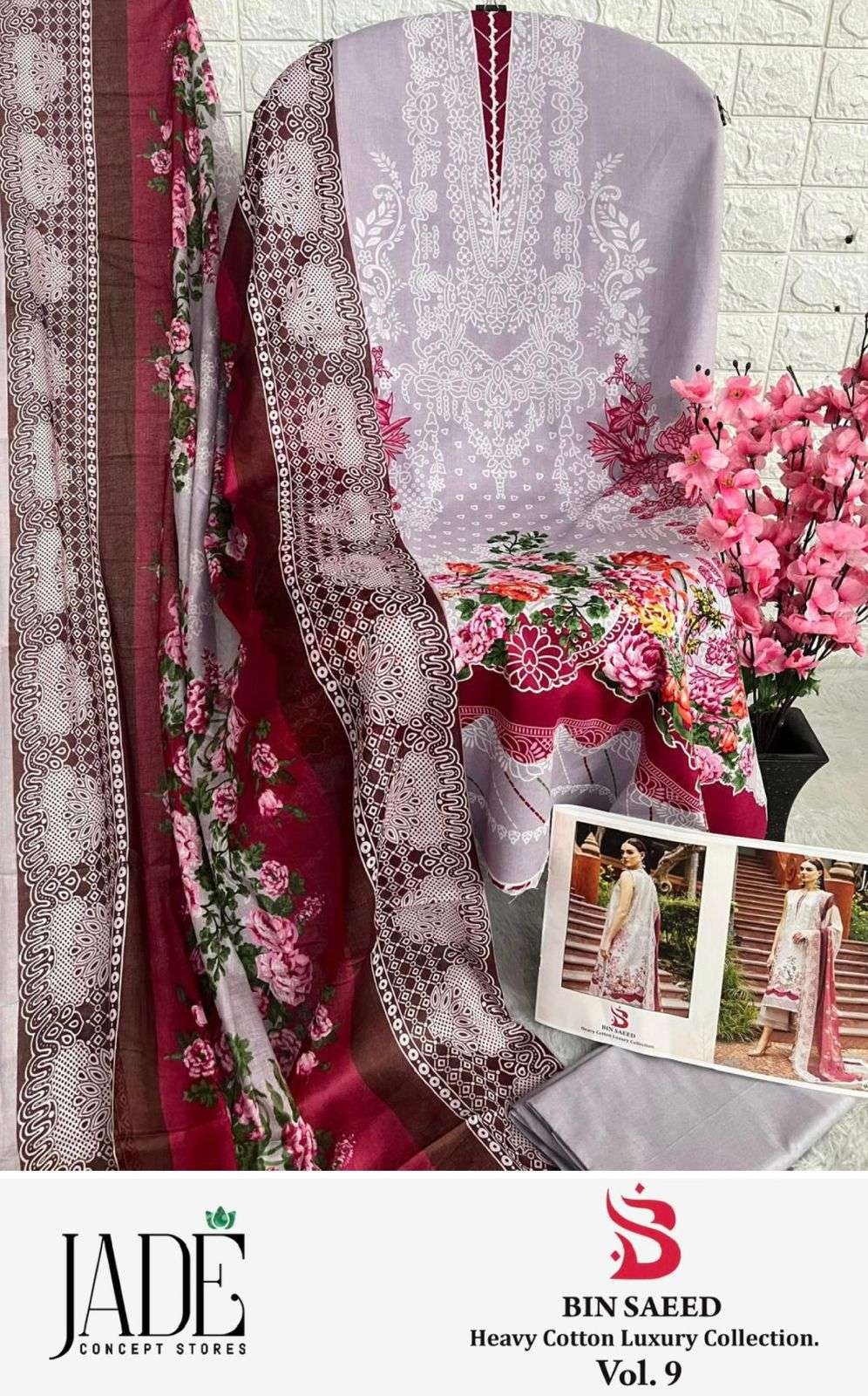 JADE BIN SAEED HEAVY COTTON LUXURY COLLECTION VOL 9