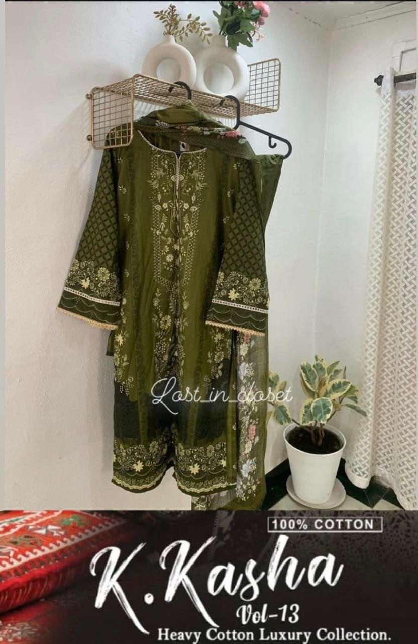 KEVAL FAB K KASHA VOL 13 READY MADE COLLECTION 