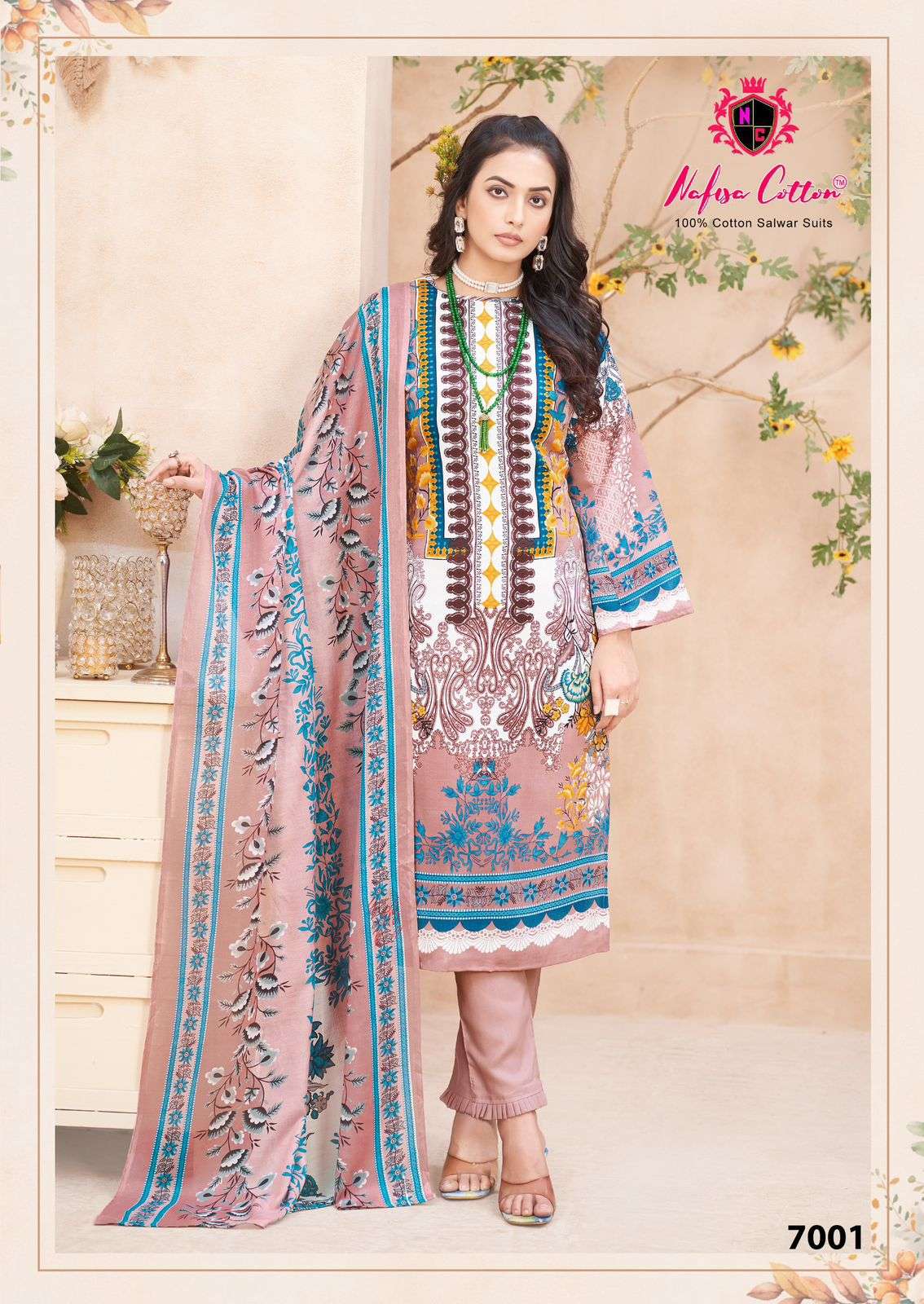 NAFISA COTTON MAHERA KARACHI SUITS VOL 7 