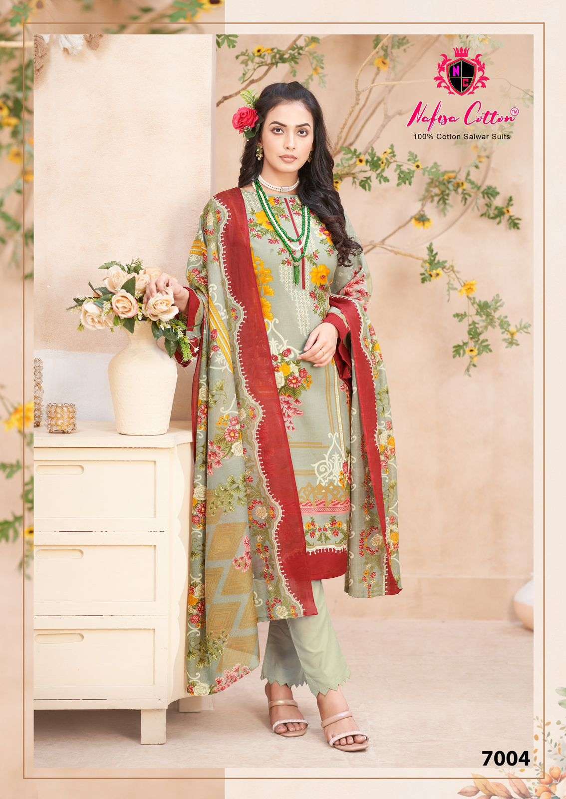 NAFISA COTTON MAHERA KARACHI SUITS VOL 7 