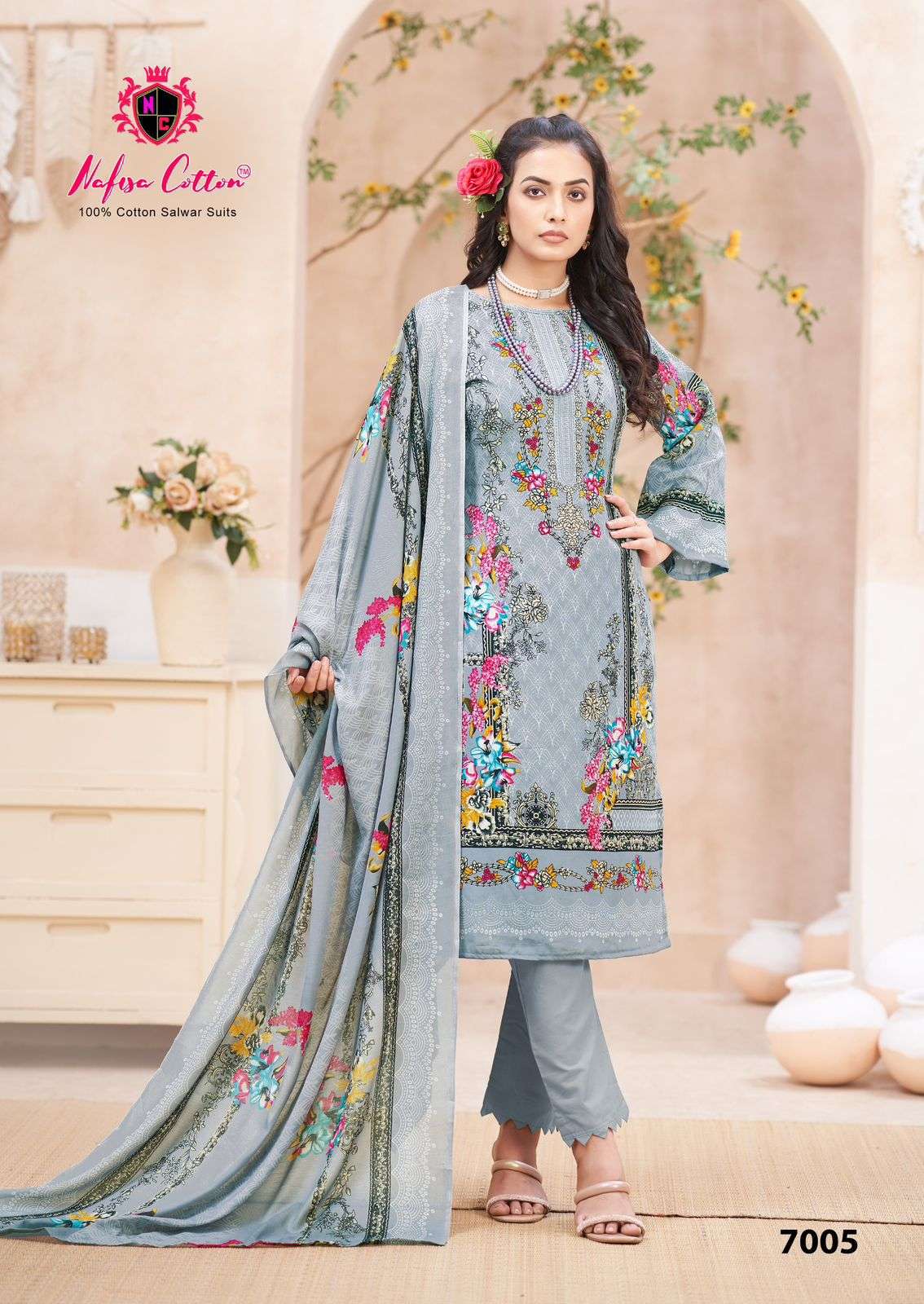 NAFISA COTTON MAHERA KARACHI SUITS VOL 7 