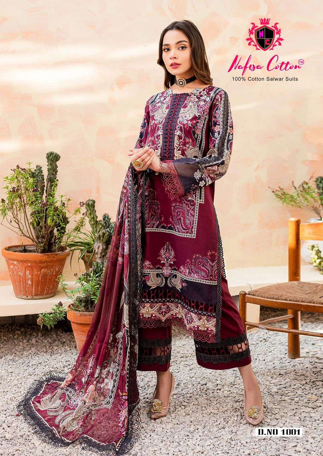 NAFISA COTTON SANIYA KARACHI SUITS VOL 1 