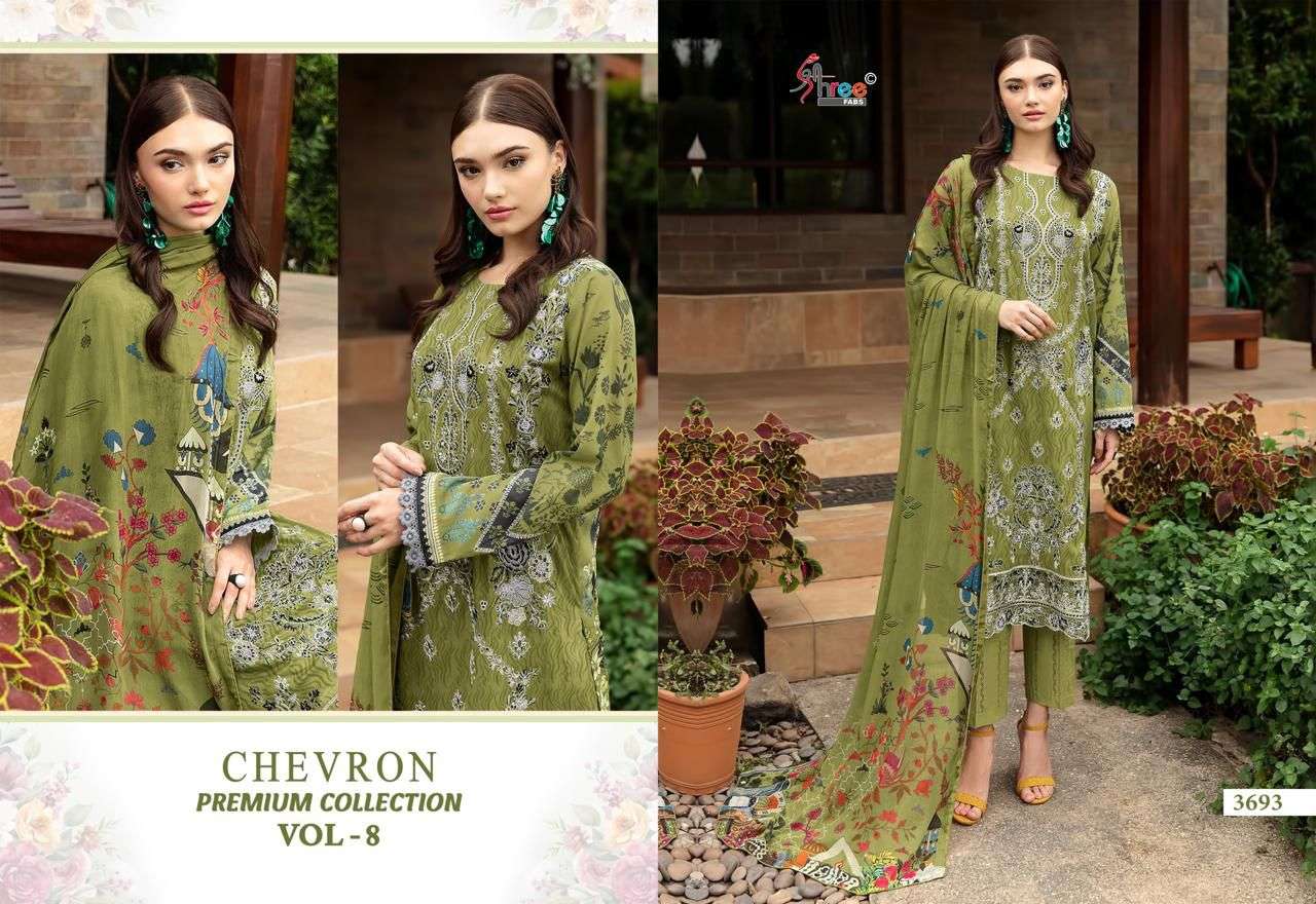 SHREE FABS CHEVRON PREMIUM COLLECTION VOL 8