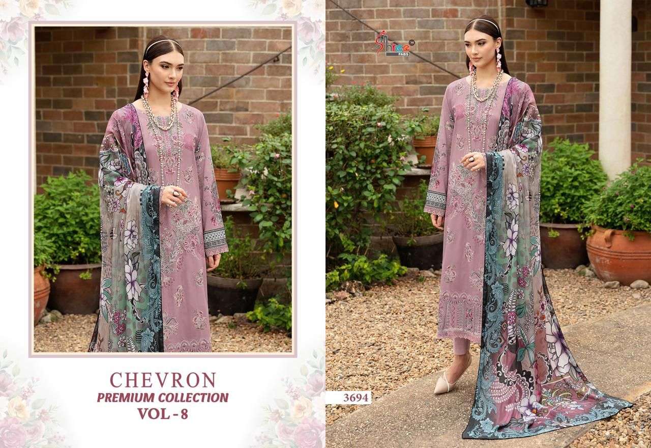 SHREE FABS CHEVRON PREMIUM COLLECTION VOL 8