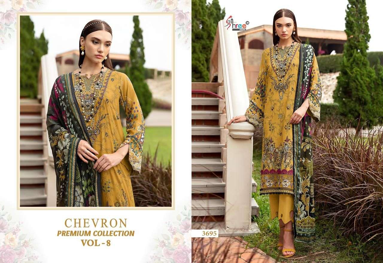 SHREE FABS CHEVRON PREMIUM COLLECTION VOL 8