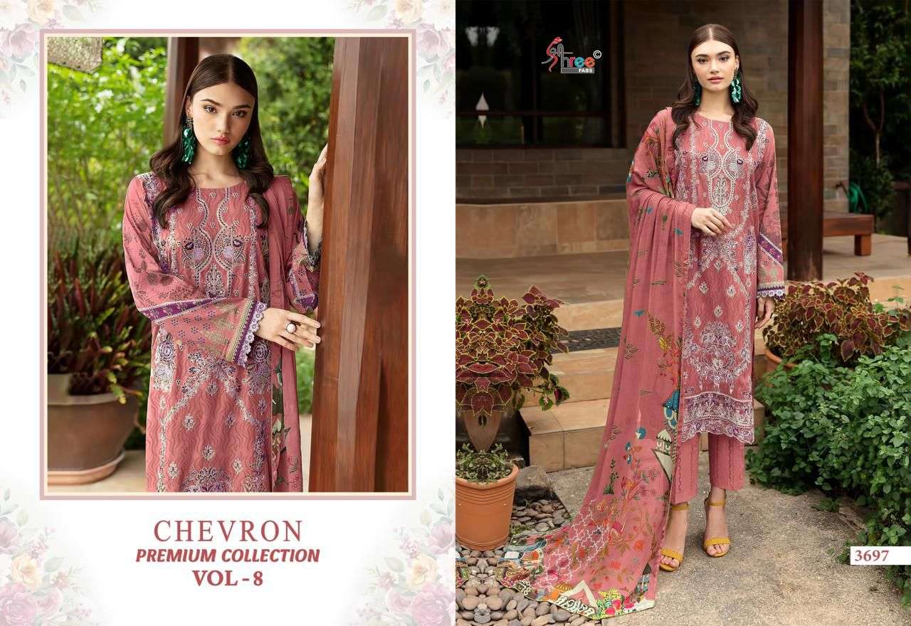 SHREE FABS CHEVRON PREMIUM COLLECTION VOL 8