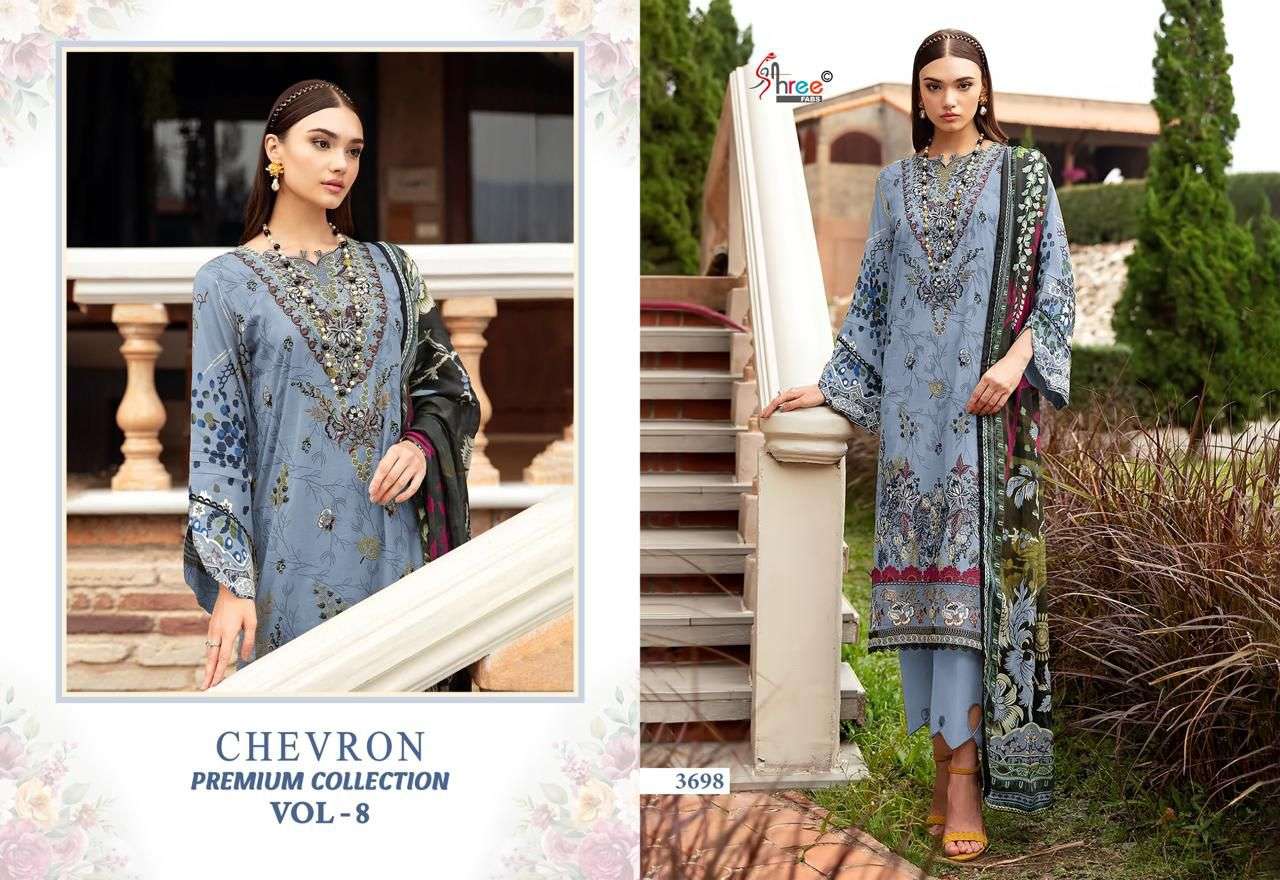 SHREE FABS CHEVRON PREMIUM COLLECTION VOL 8