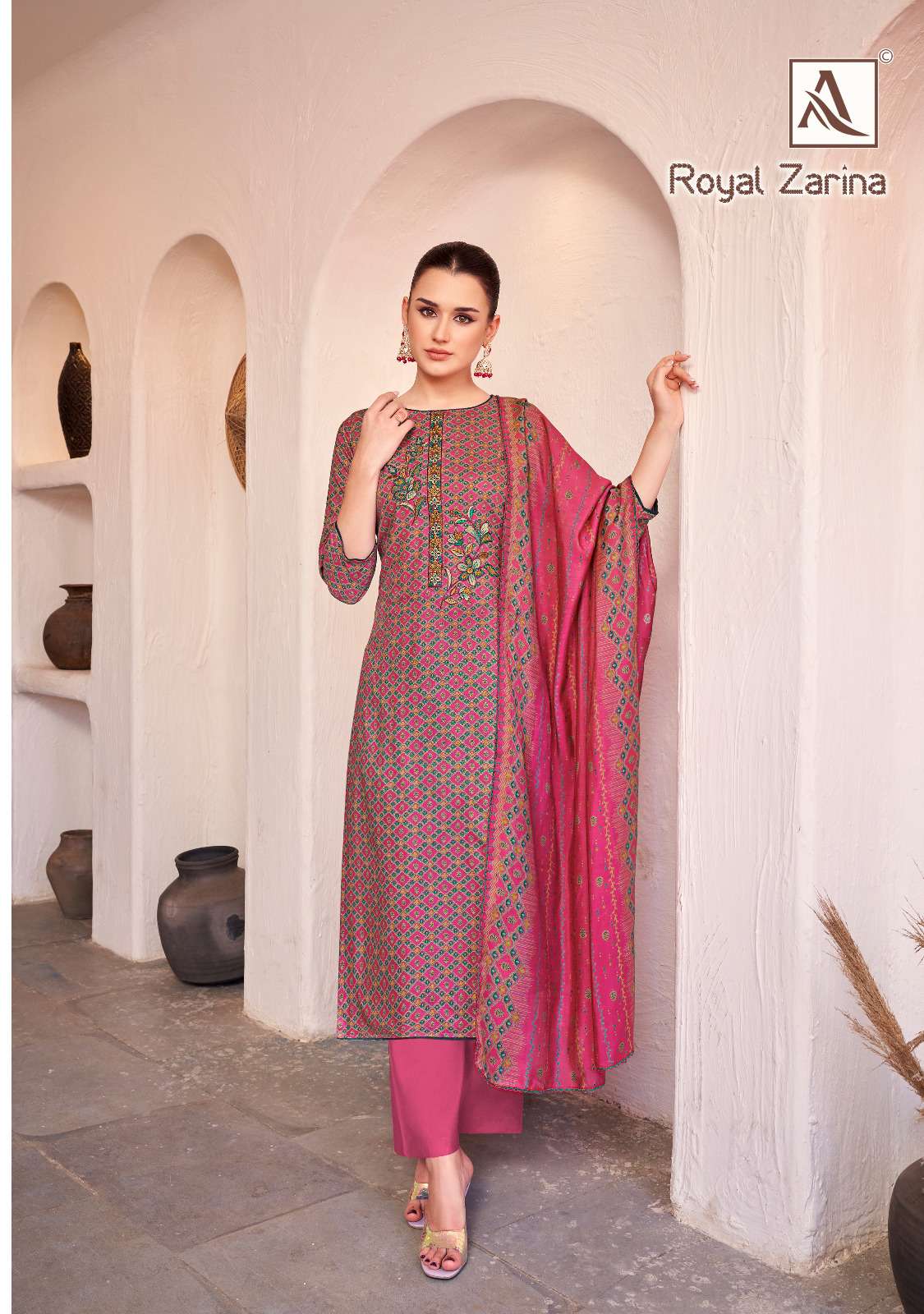 ALOK SUITS ROYAL ZARINA