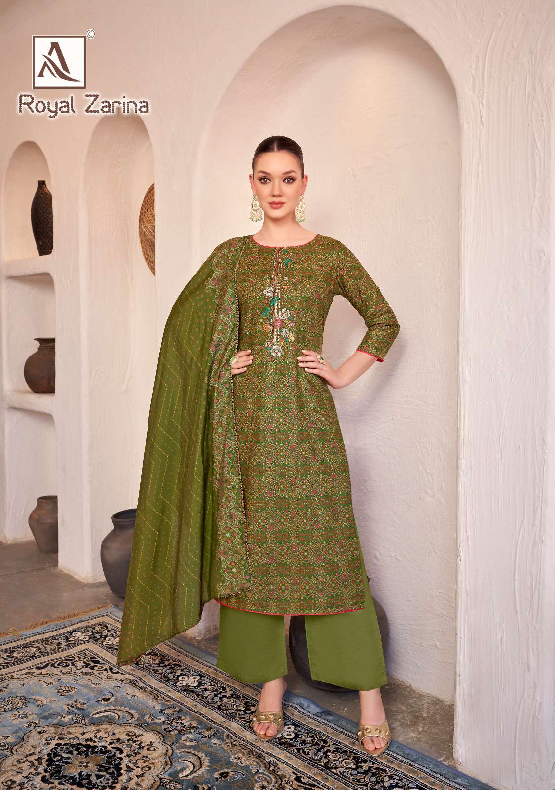 ALOK SUITS ROYAL ZARINA