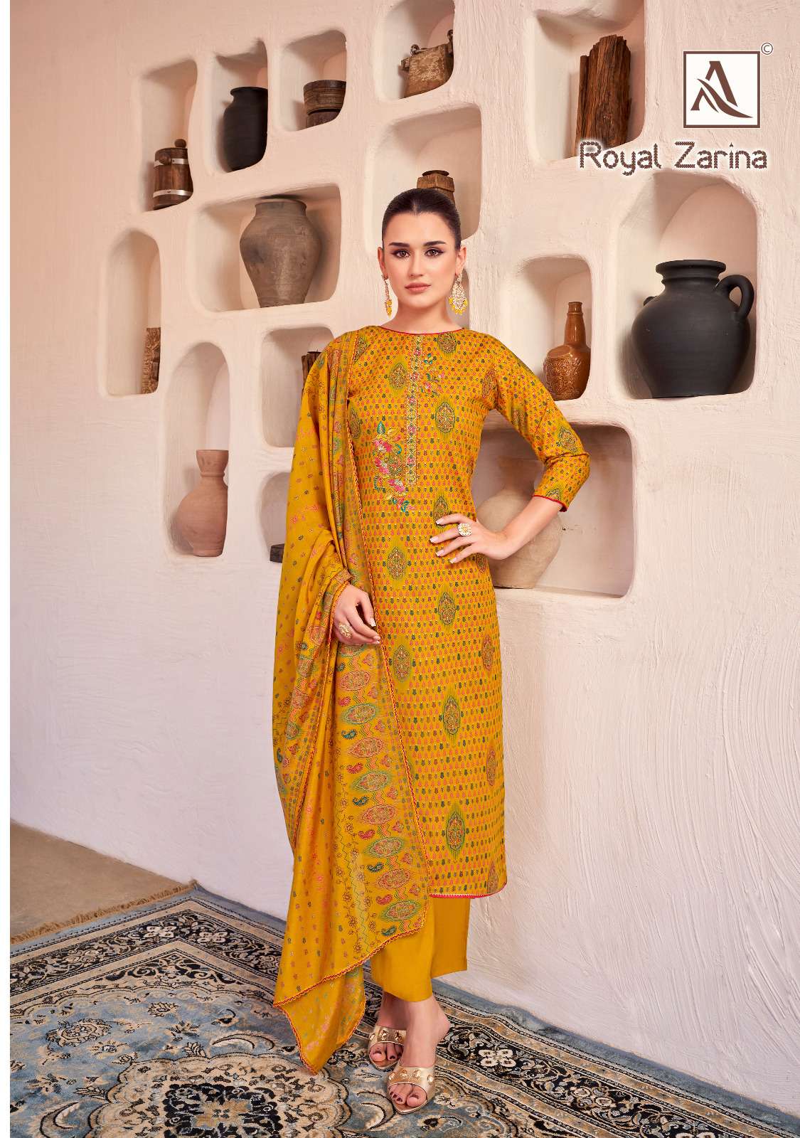 ALOK SUITS ROYAL ZARINA