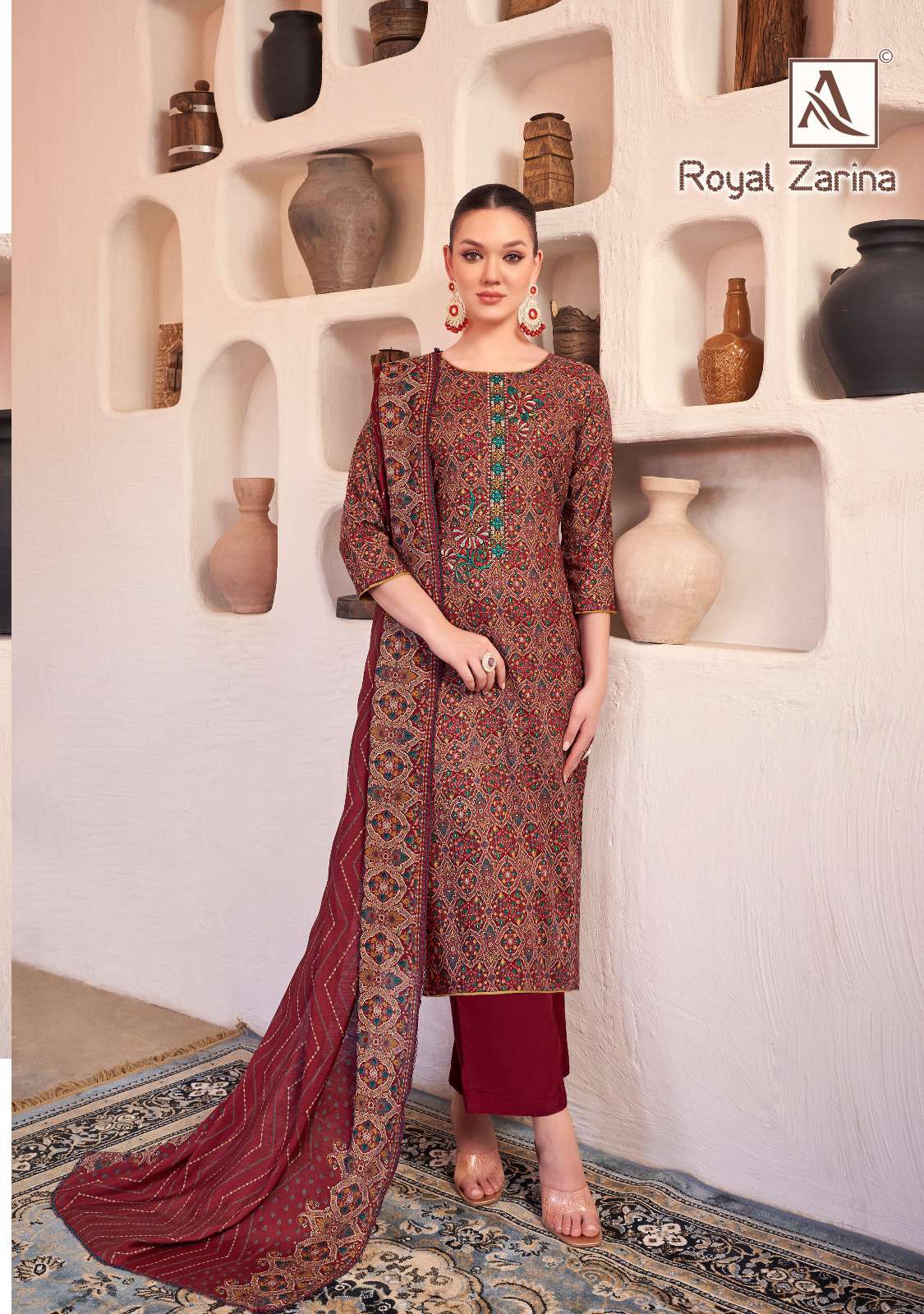 ALOK SUITS ROYAL ZARINA