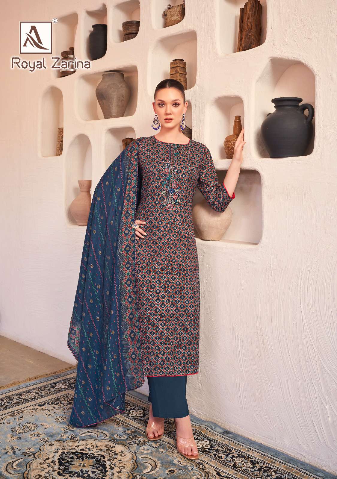 ALOK SUITS ROYAL ZARINA