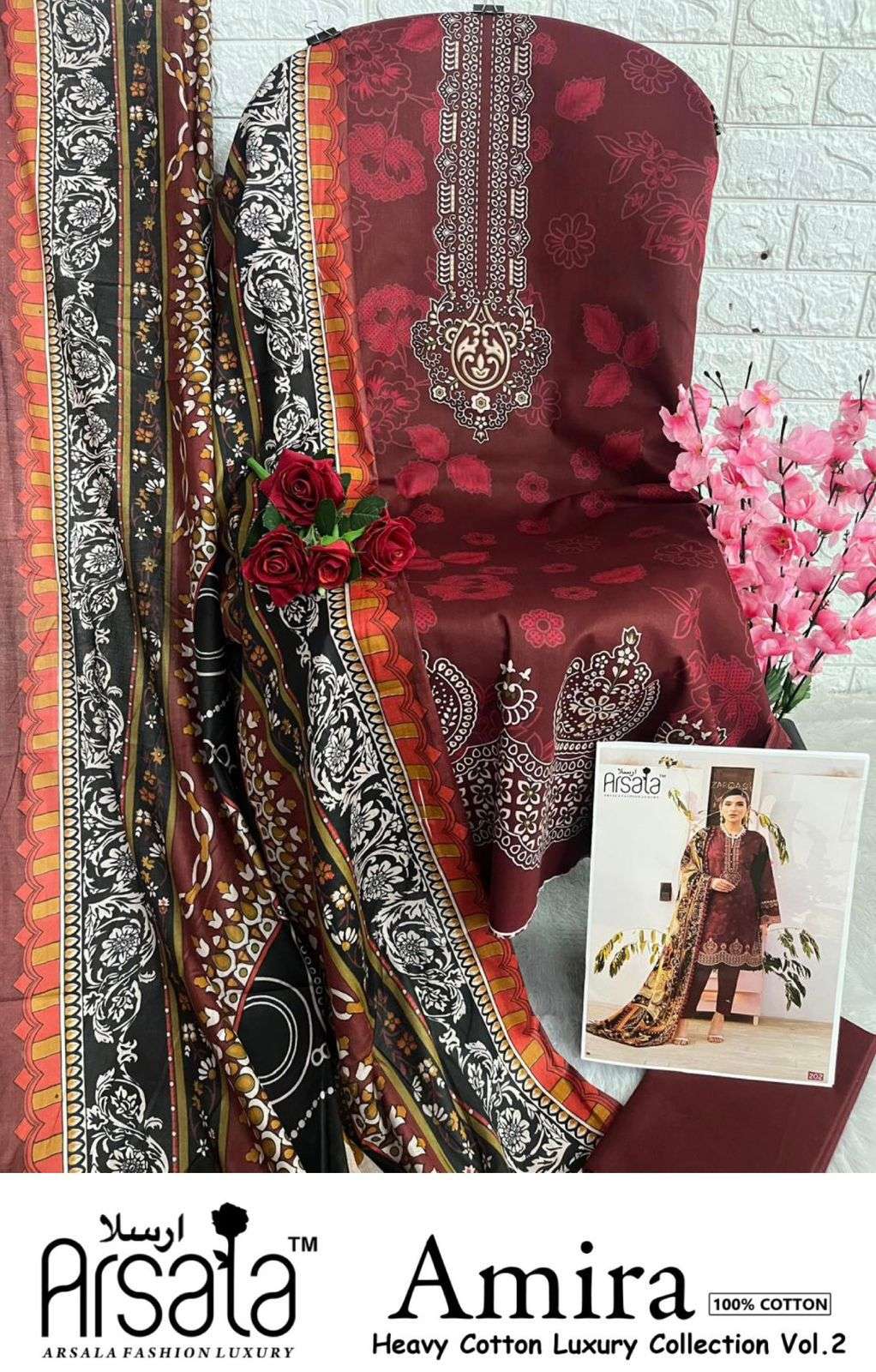 ARSALA FASHION AMIRA HEAVY COTTON LUXURY COLLECTION VOL 2 